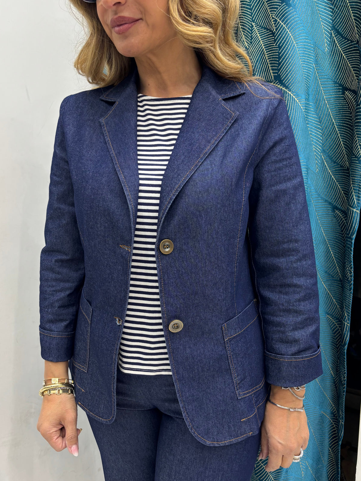 Tailleur Riviera in Denim Sartoriale