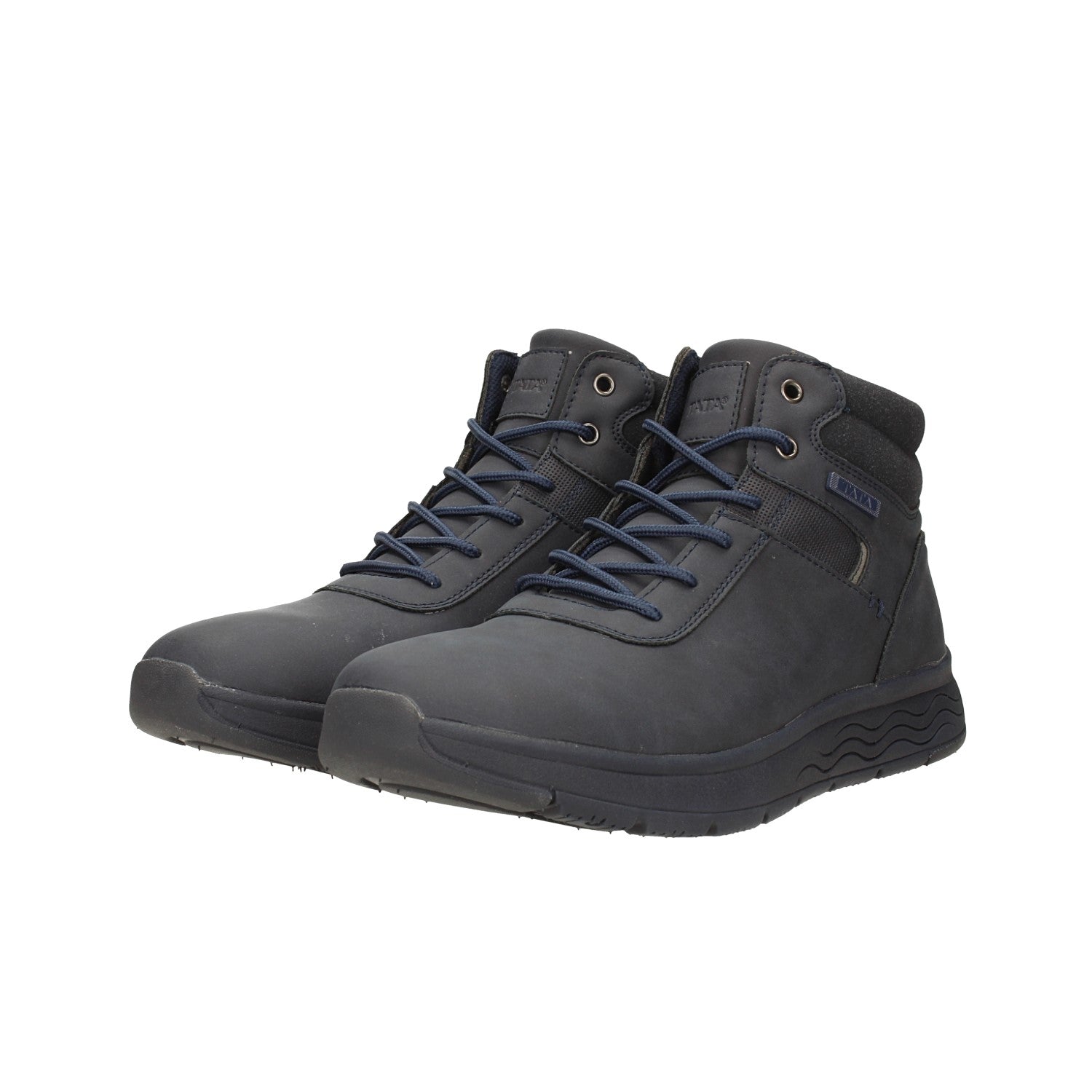 Sneakers alte con suola in gomma