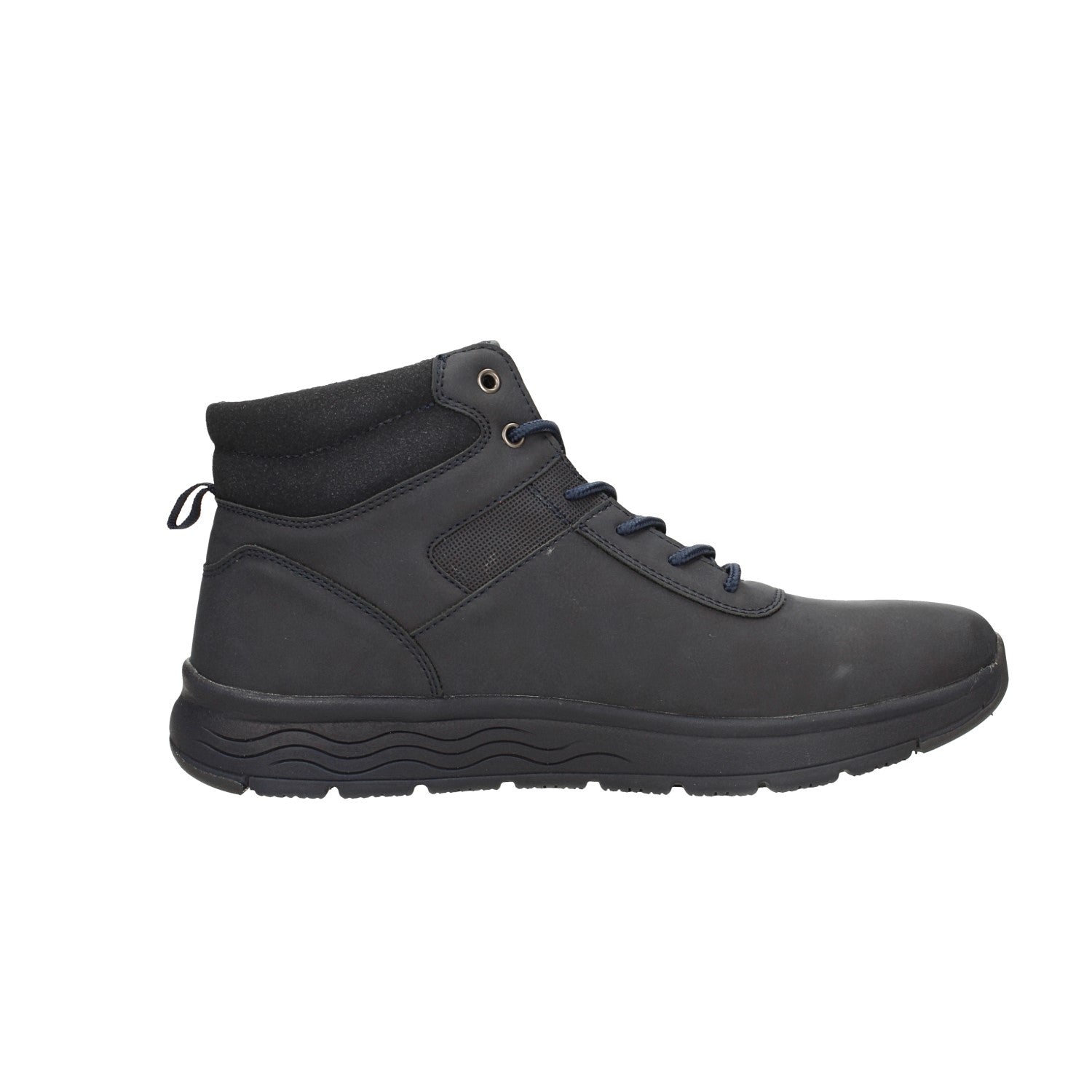 Sneakers alte con suola in gomma