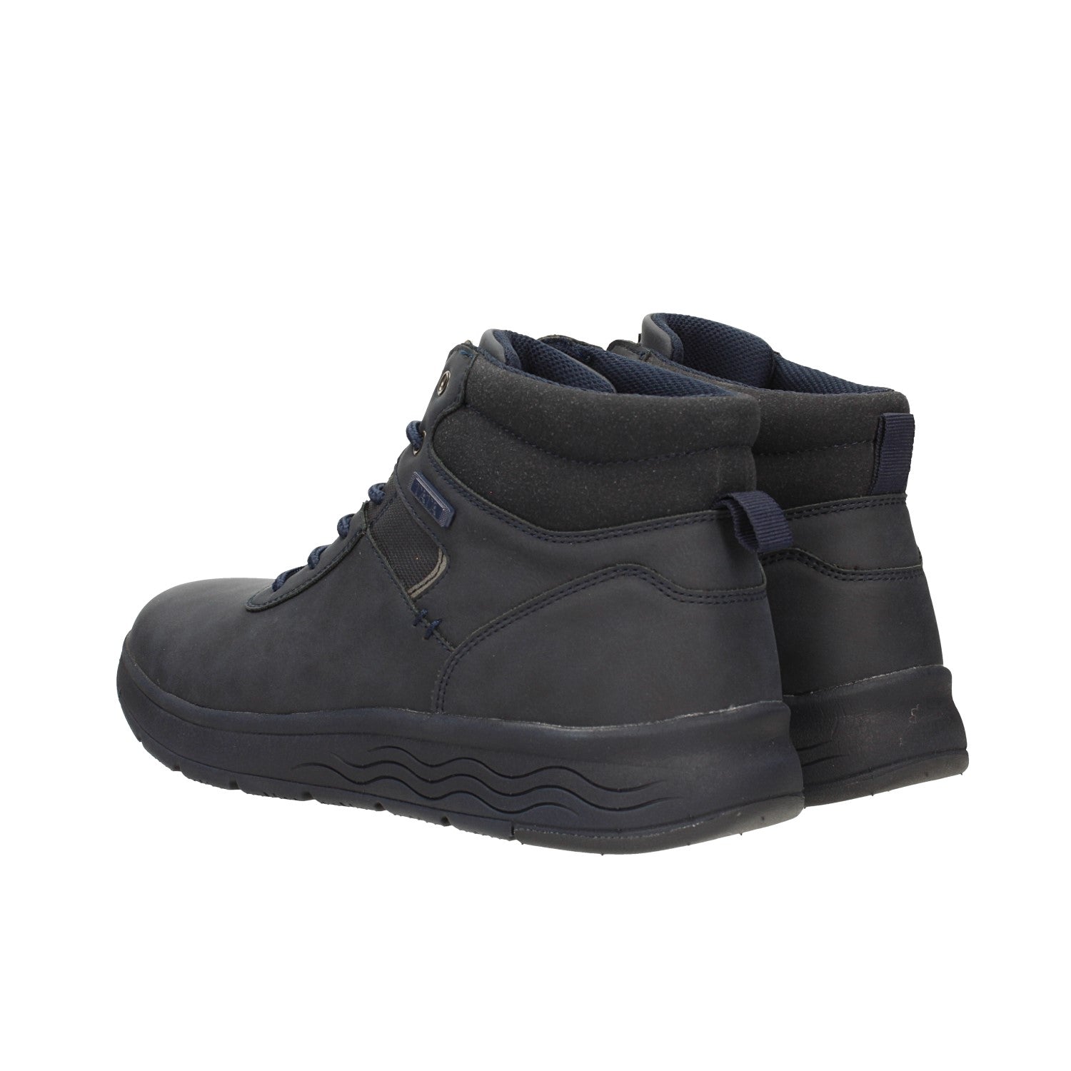 Sneakers alte con suola in gomma