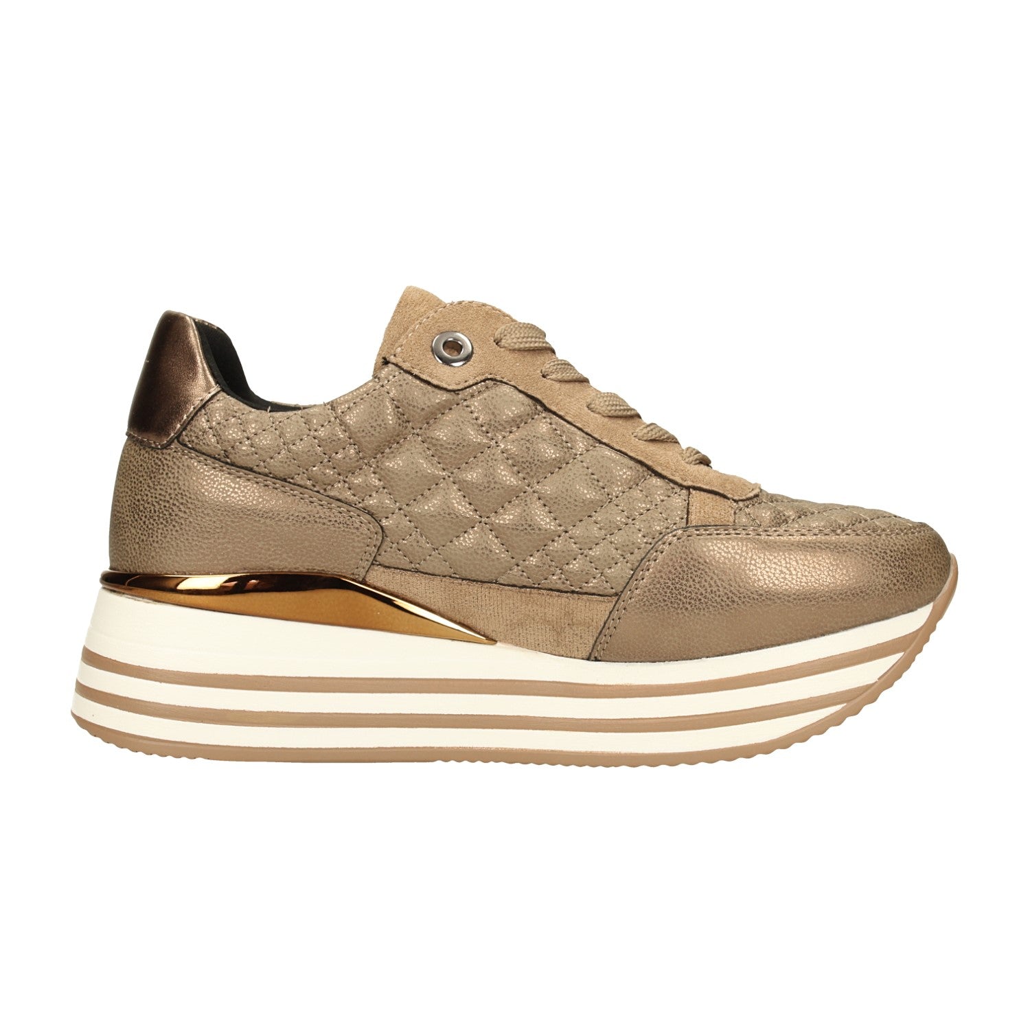 Sneakers metalassé con borchie