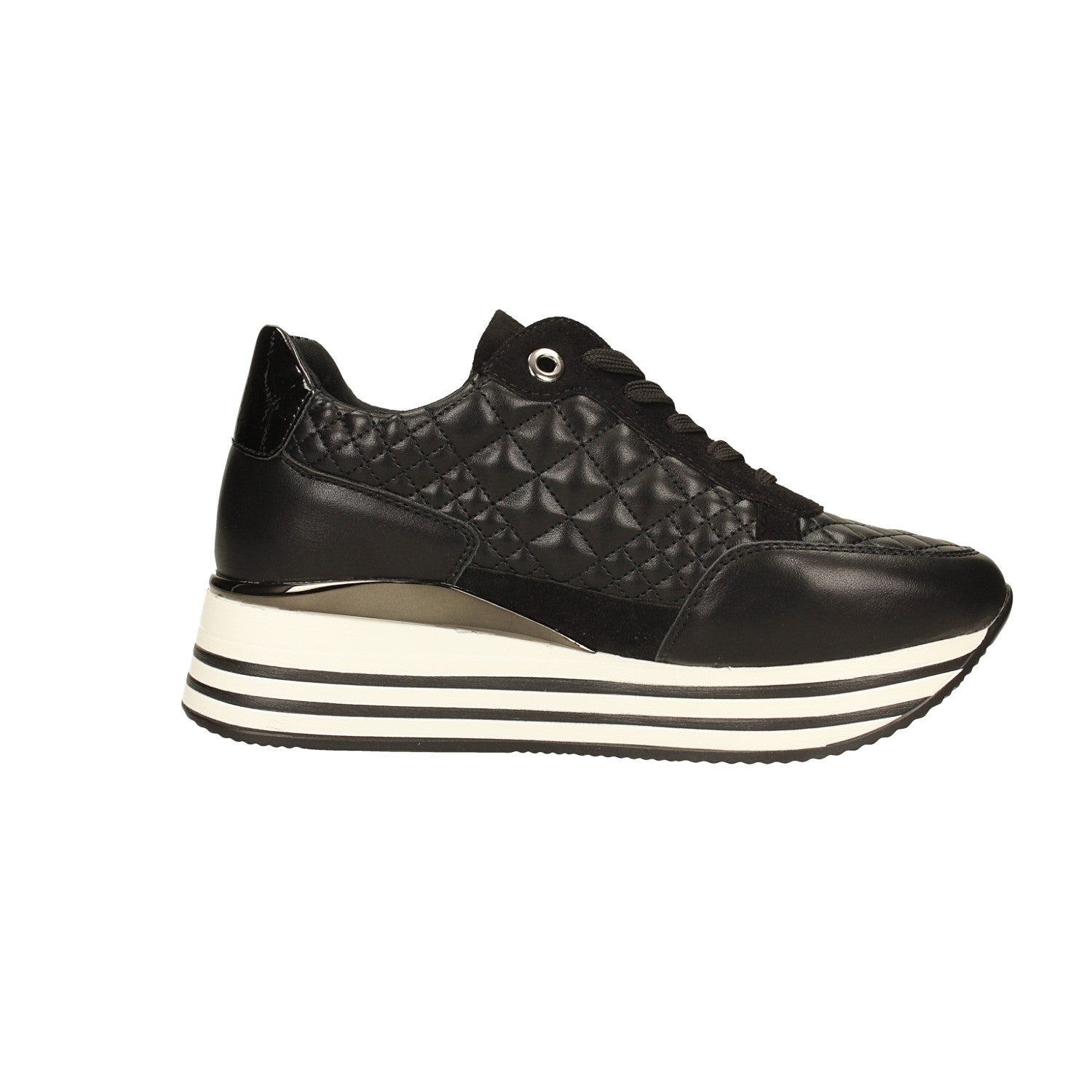 Sneakers metalassé con borchie