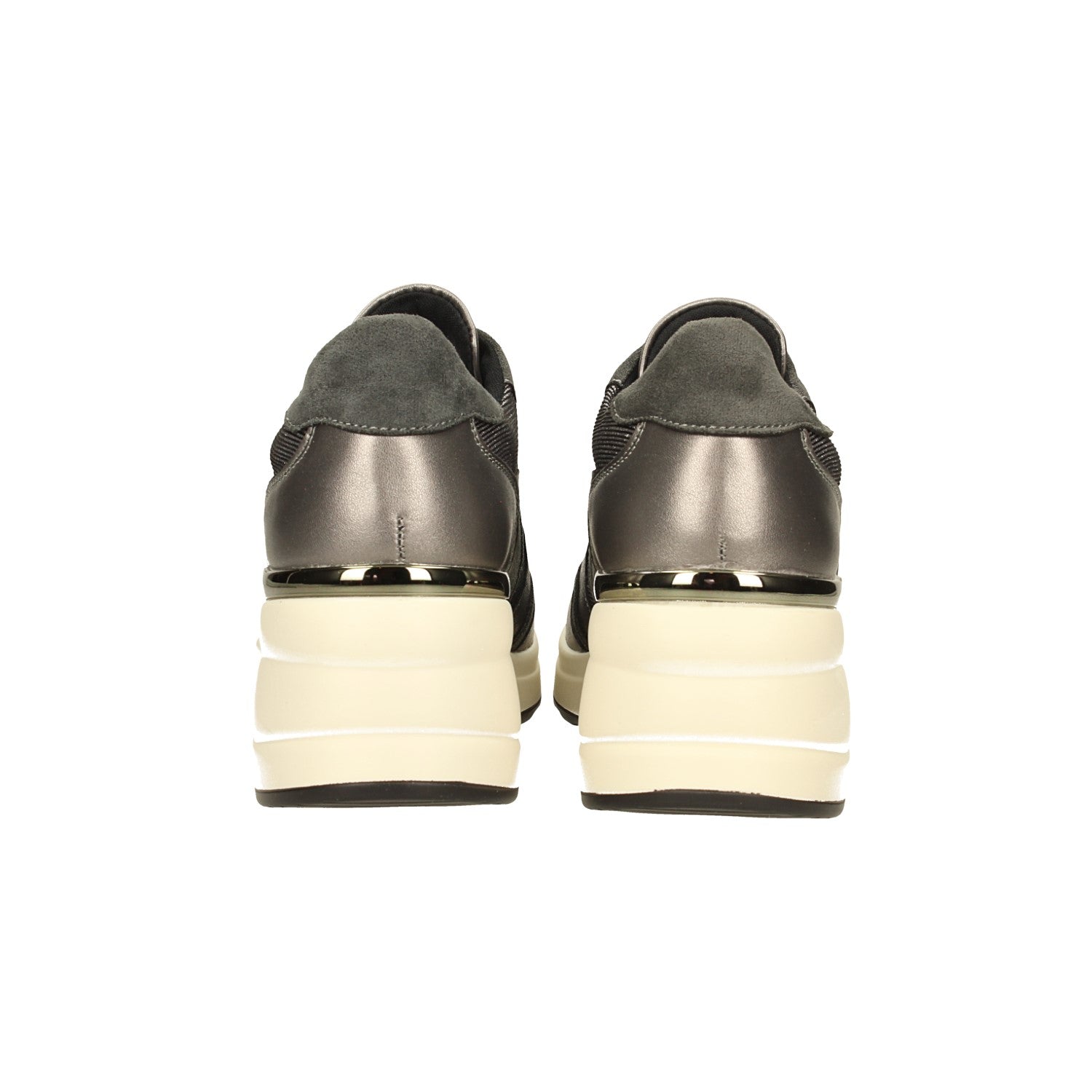 Sneakers con tessuto brillantinato