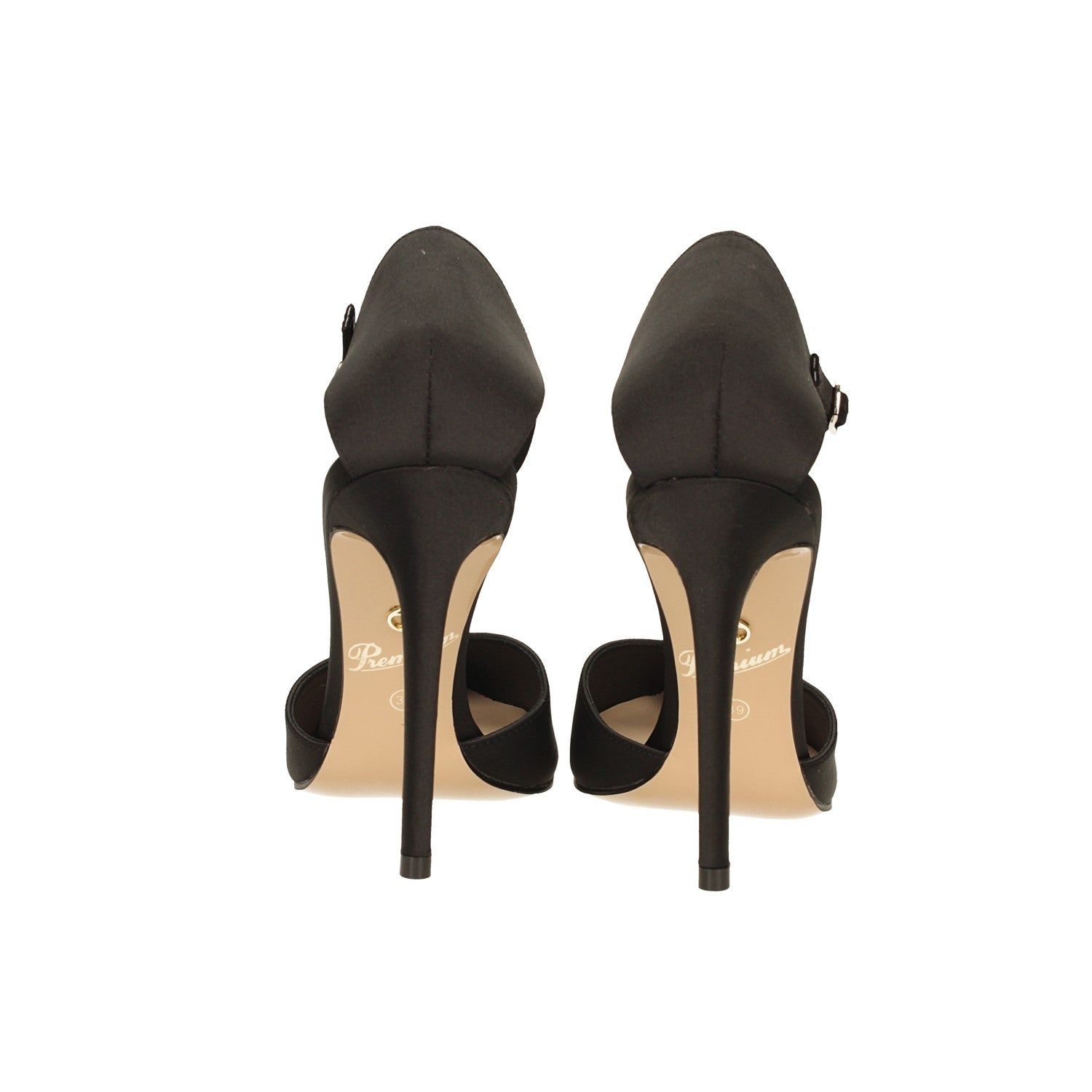 Décolleté in tessuto con tacco a stiletto alto 11cm