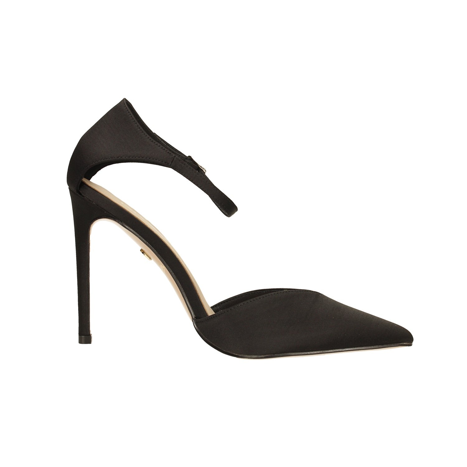 Décolleté in tessuto con tacco a stiletto alto 11cm