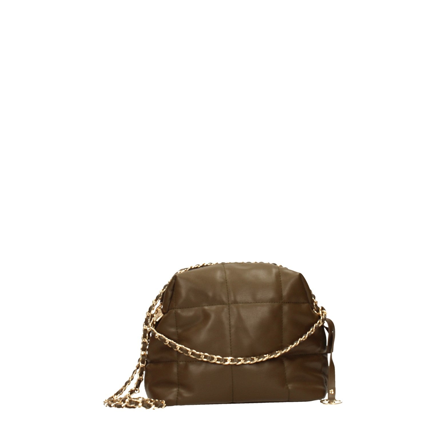 Clutch marrone con tracolla