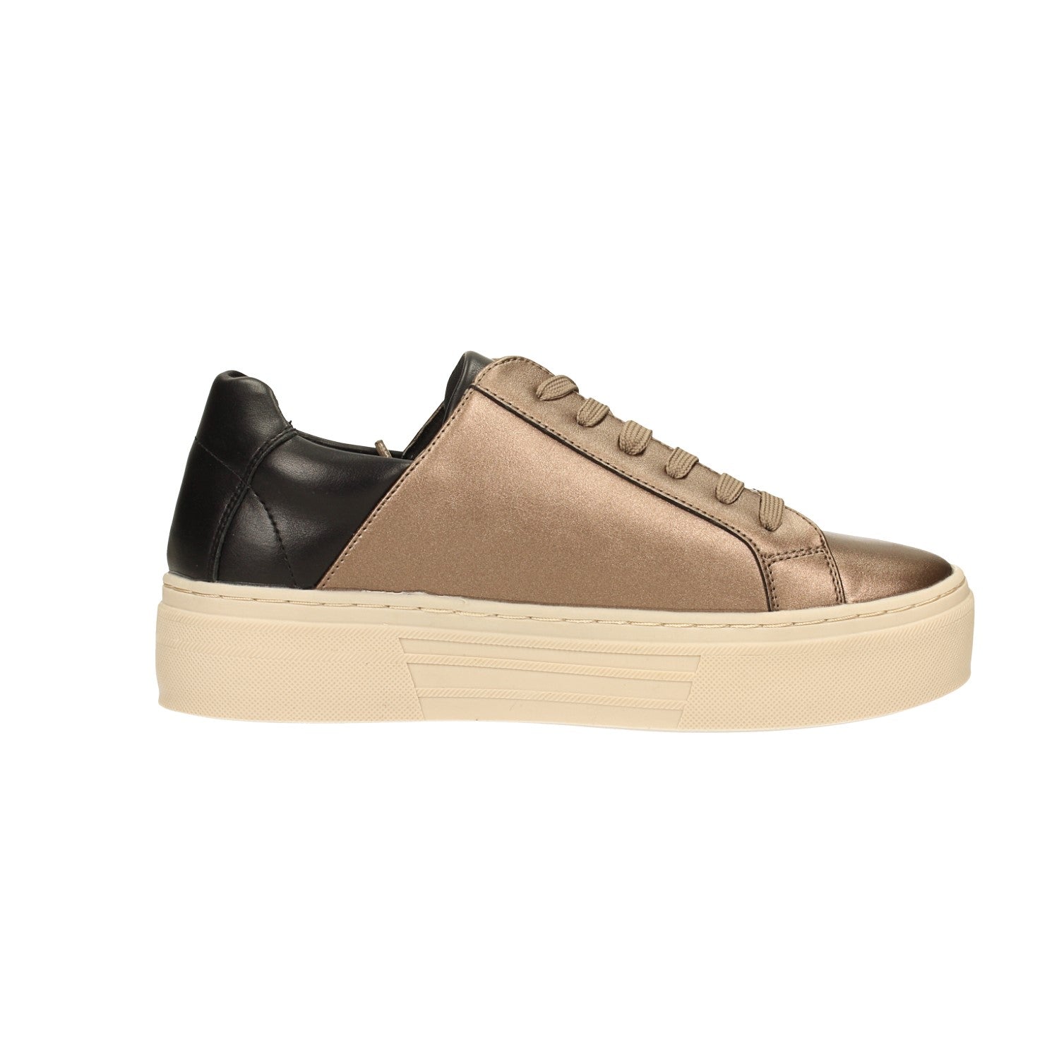 Sneakers con effetto brillantinato
