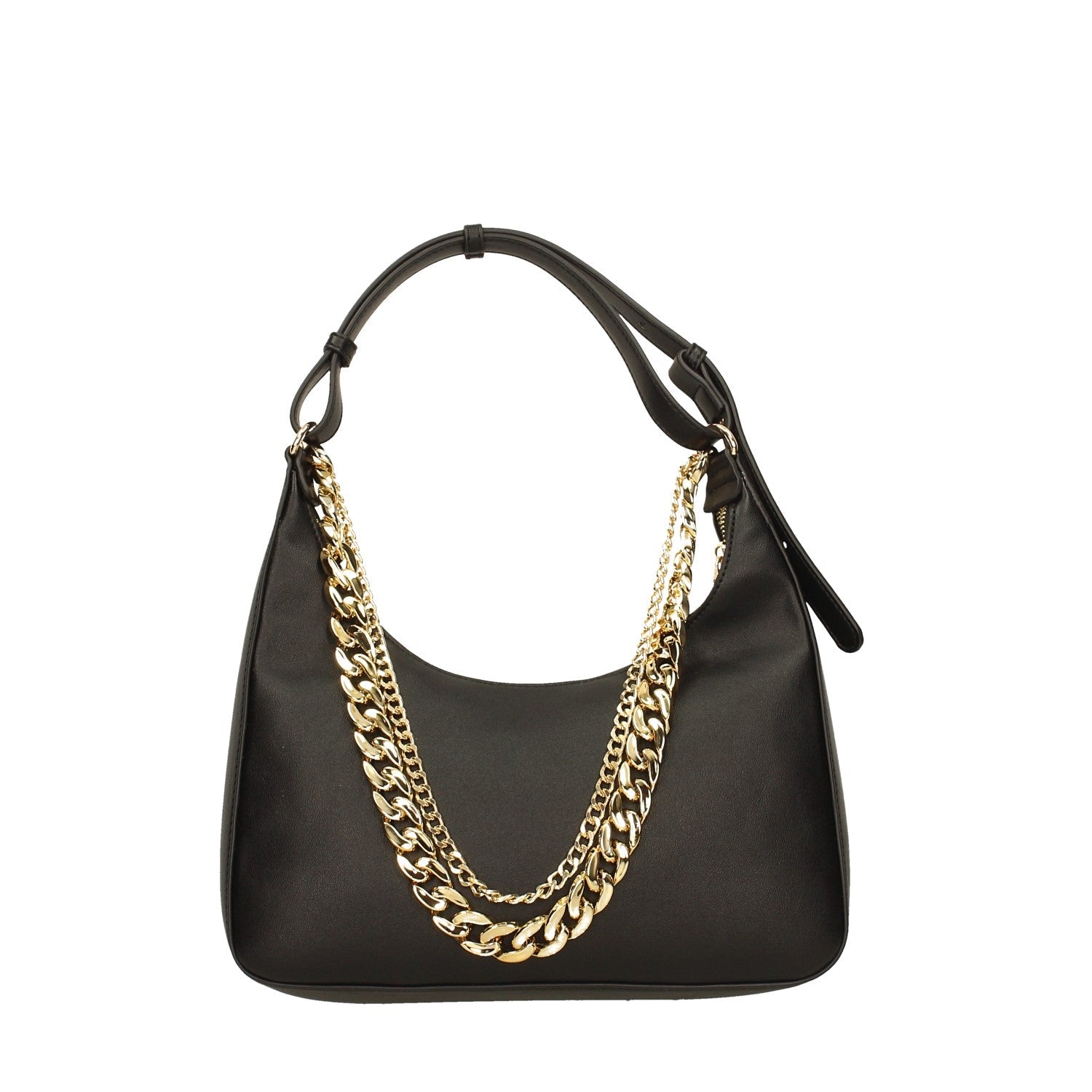 Hobo bag con catena dorata