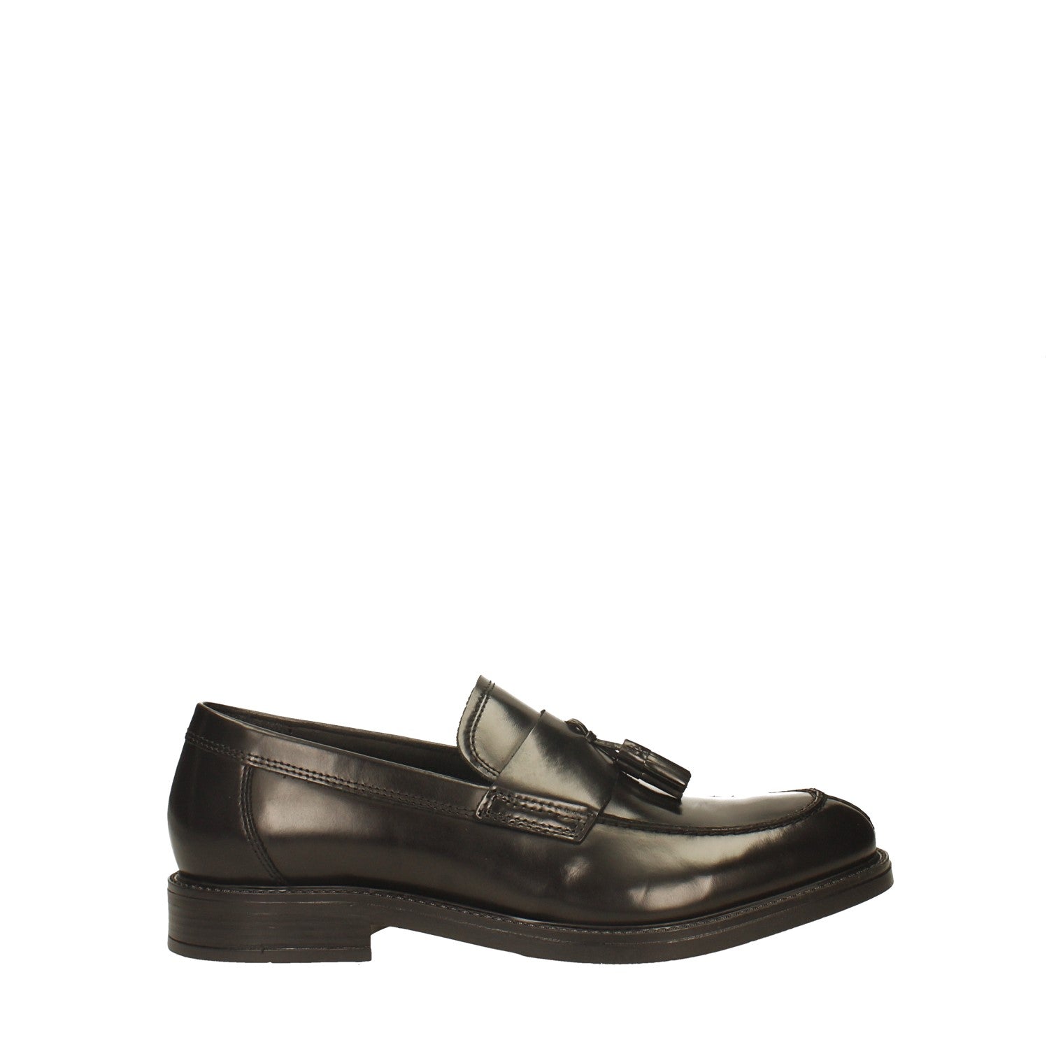 Mocassini con nappina in vera pelle