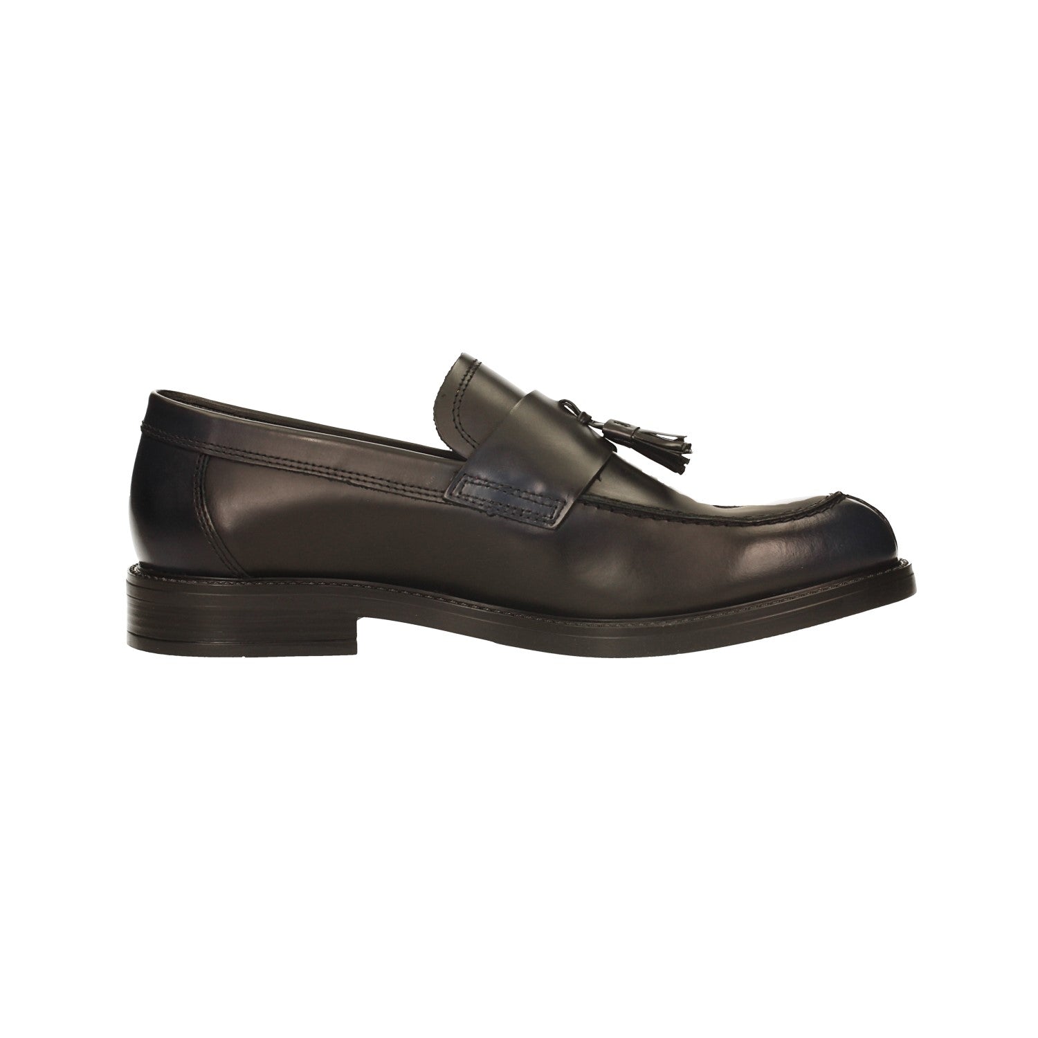 Mocassini con nappina in vera pelle