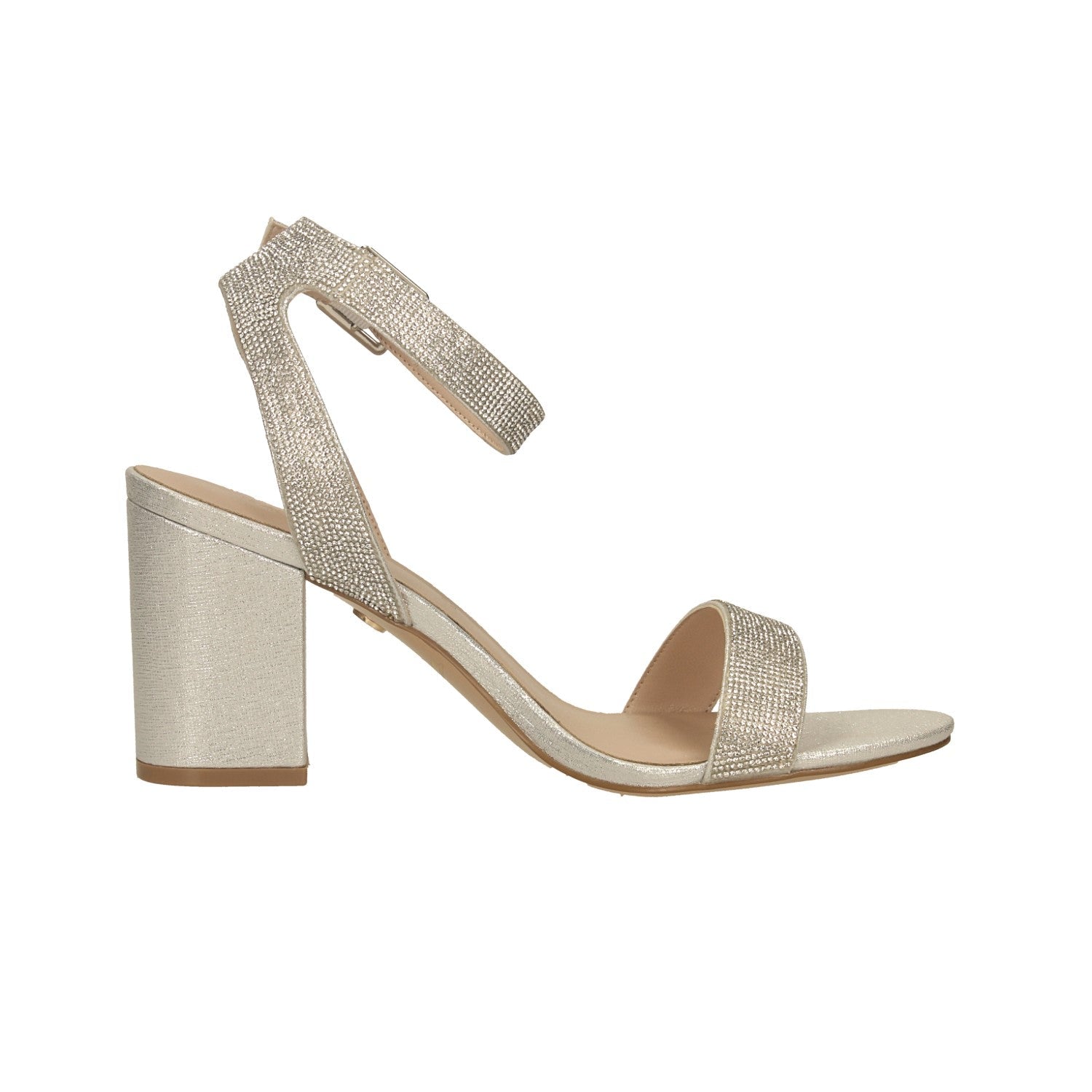 Sandali con strass. Tacco alto 8cm