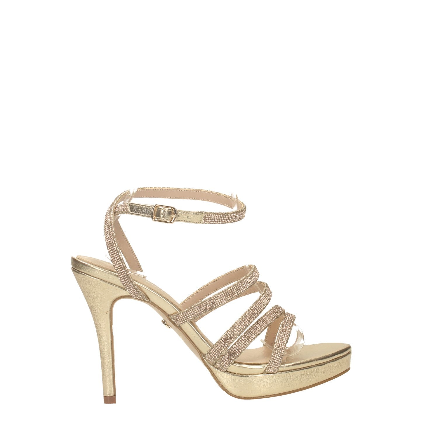 Sandali con strass. Tacco alto 10cm