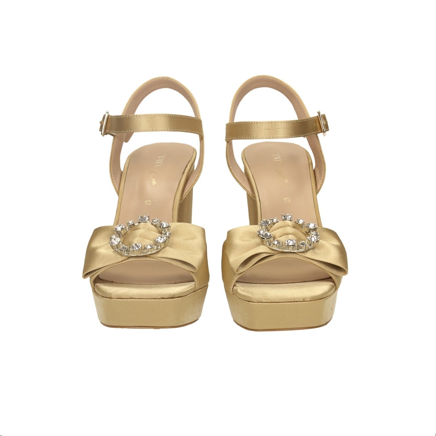 Sandali con fiocco. Tacco alto 11cm