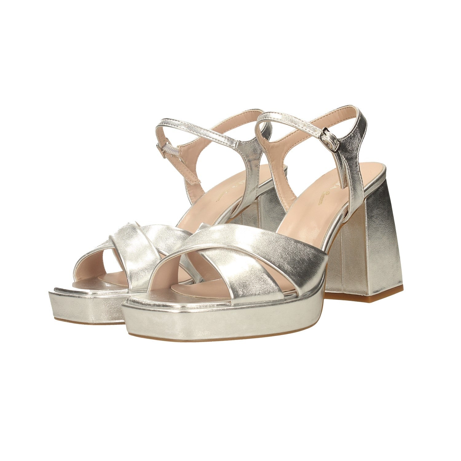 Sandali con plateau. Tacco alto 9cm
