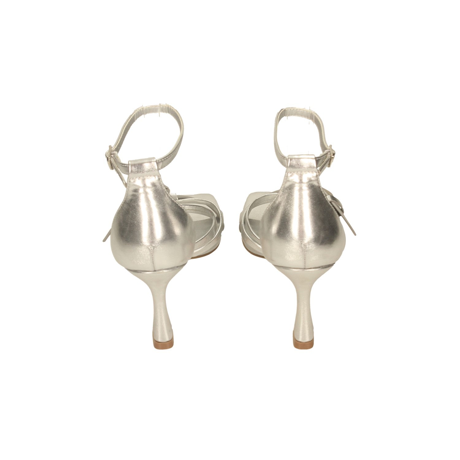 Sandali con fibbia. Tacco alto 8cm