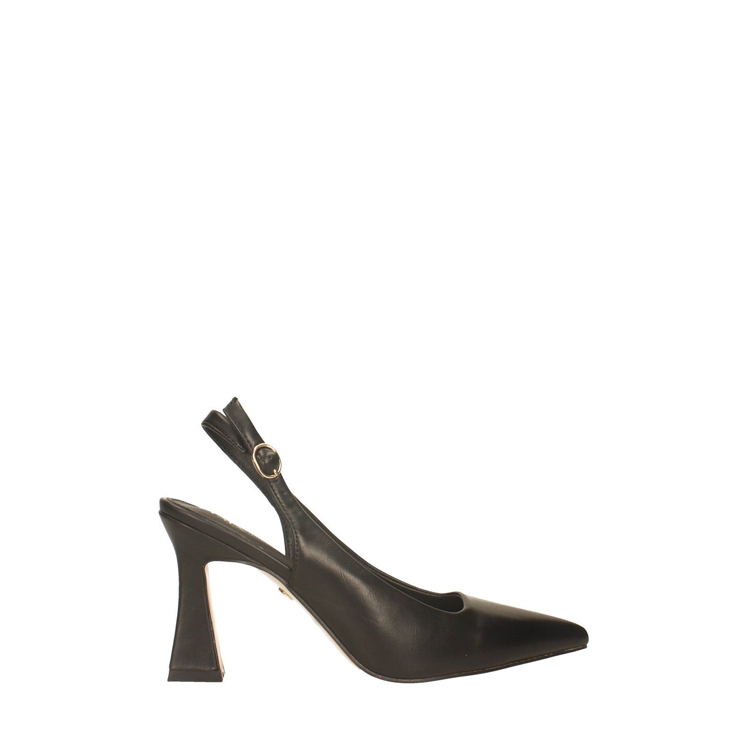 Décolleté con cinturino. Tacco alto 9cm