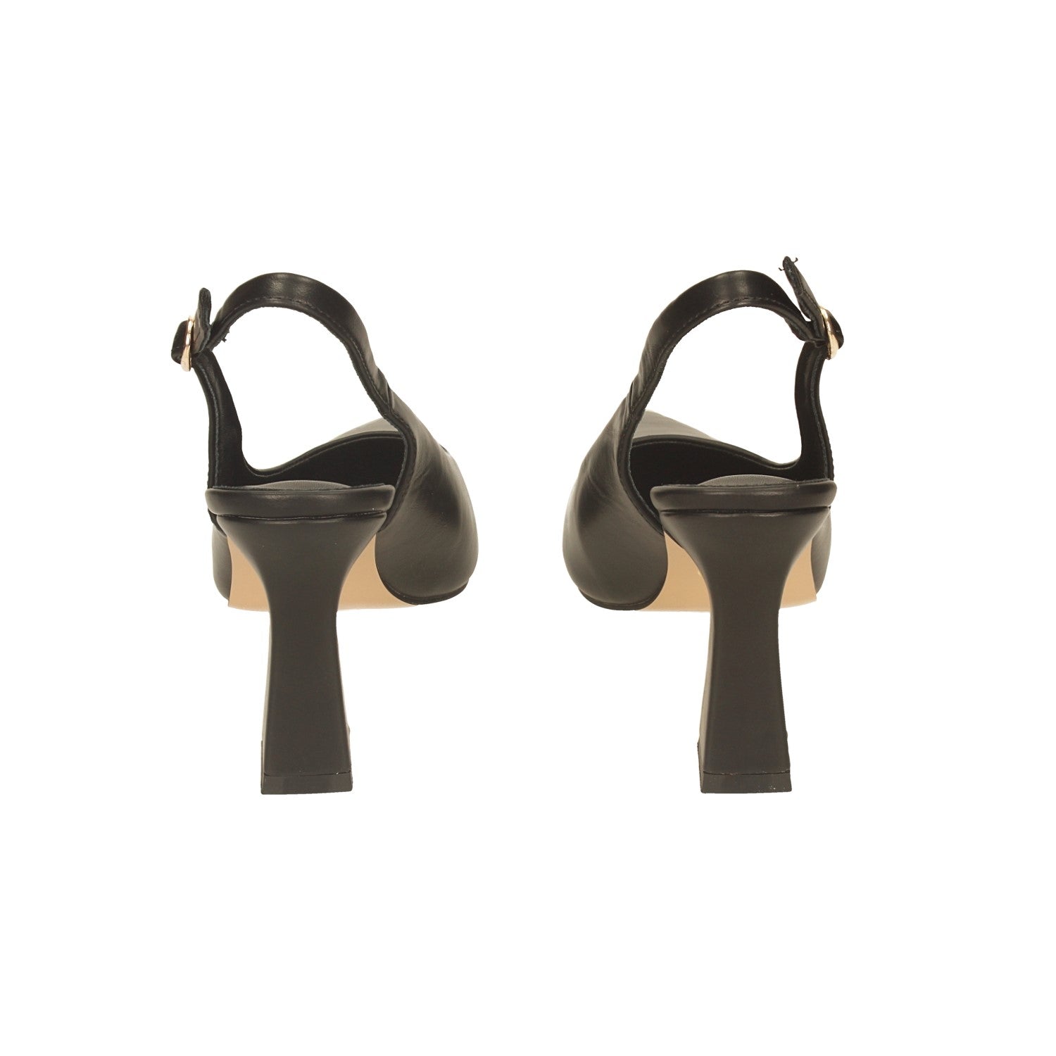 Décolleté con cinturino. Tacco alto 9cm