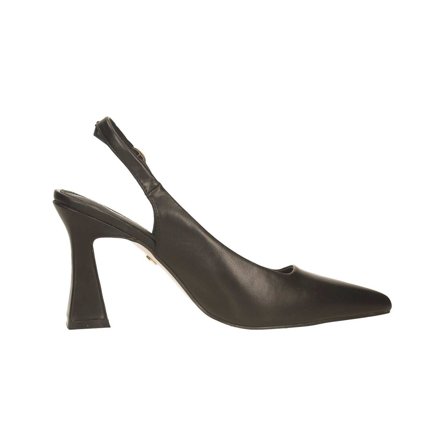 Décolleté con cinturino. Tacco alto 9cm