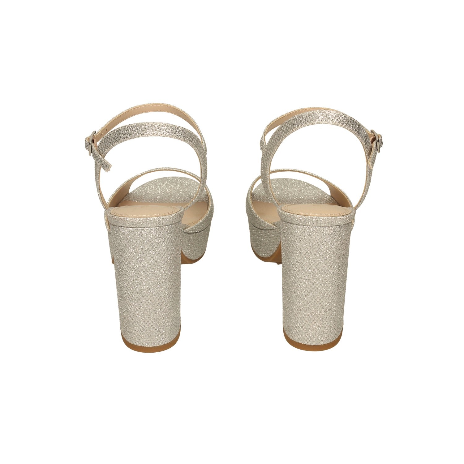 Sandali alti con glitter. Tacco alto 11cm
