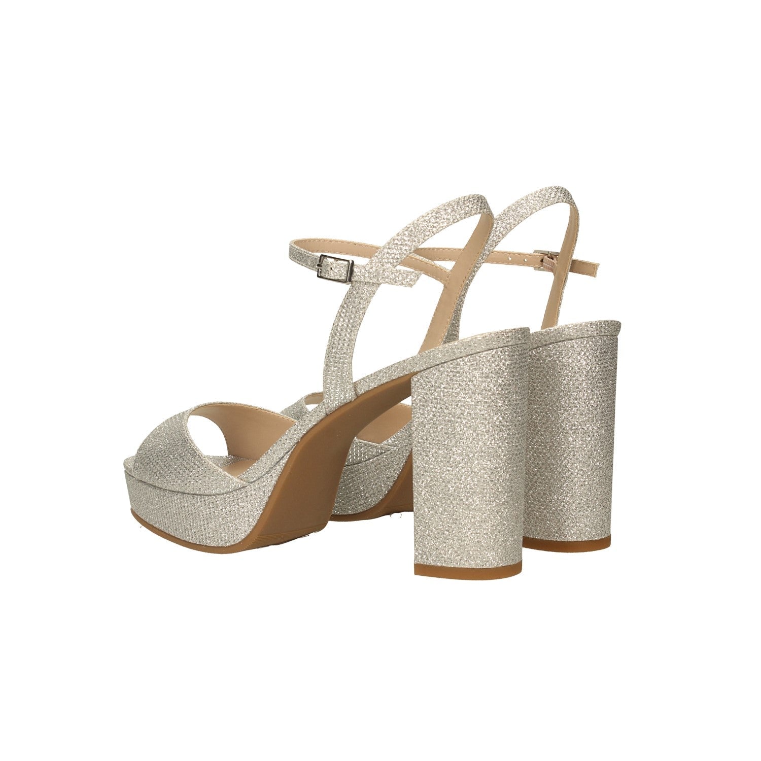 Sandali alti con glitter. Tacco alto 11cm