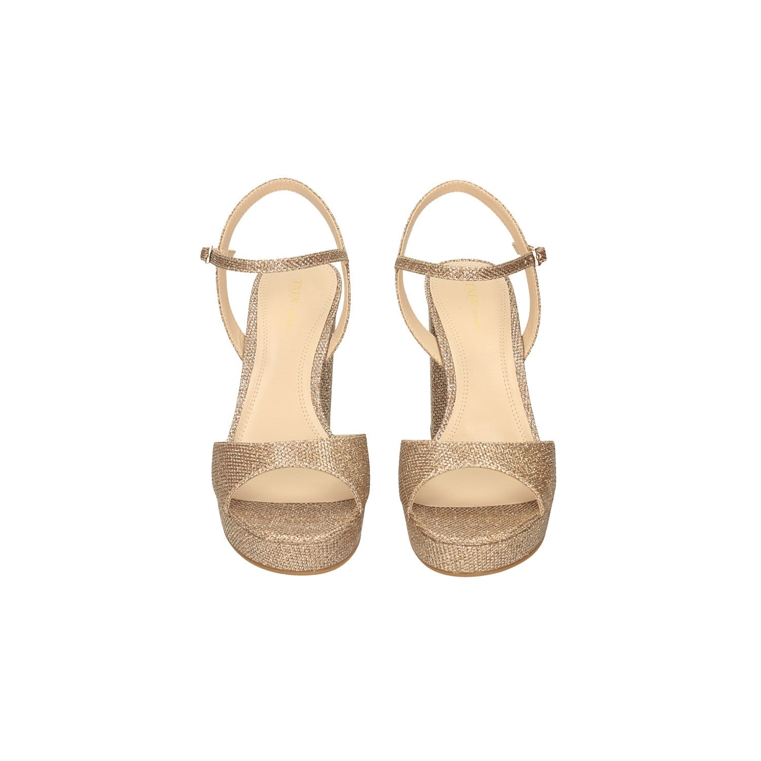 Sandali alti con glitter. Tacco alto 11cm
