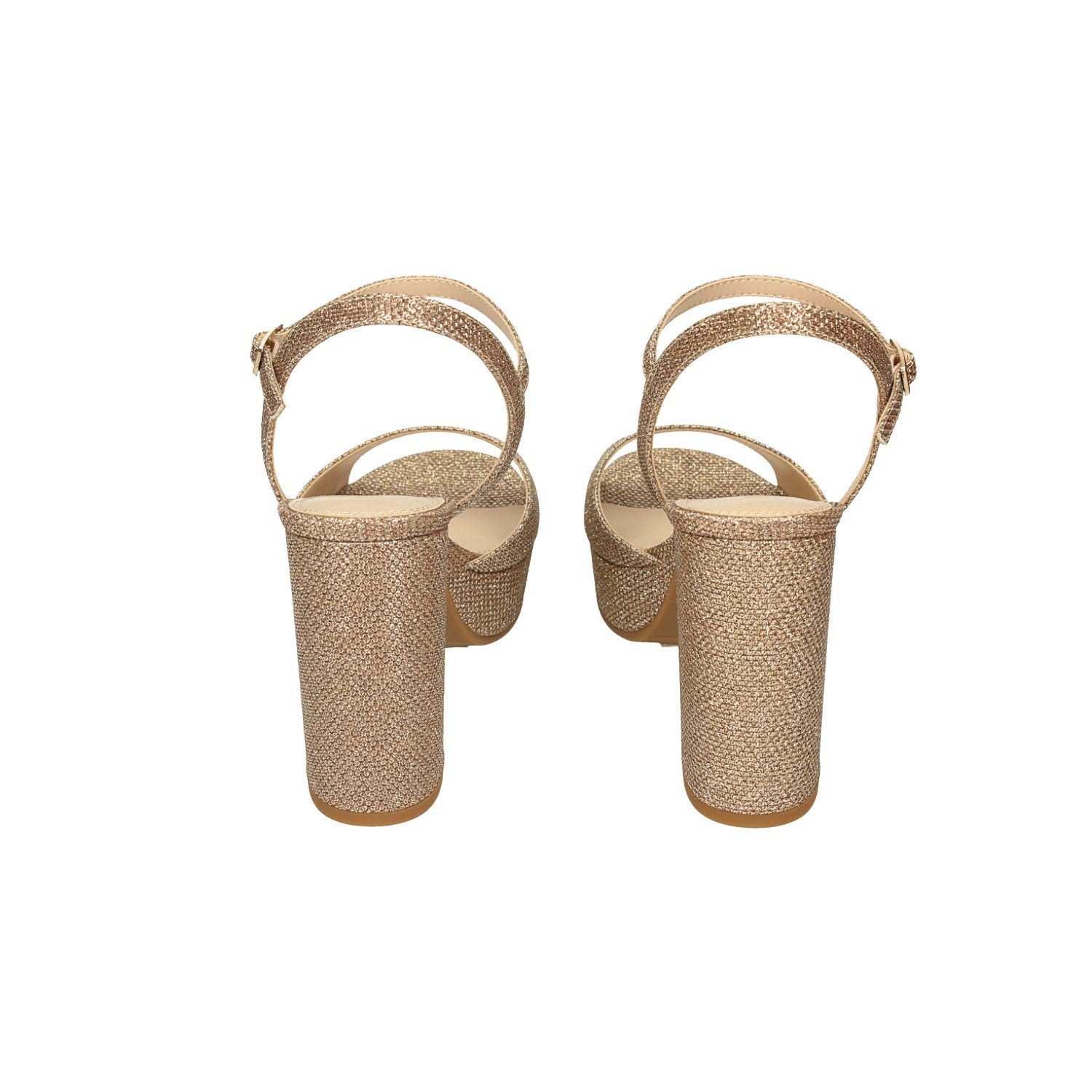 Sandali alti con glitter. Tacco alto 11cm