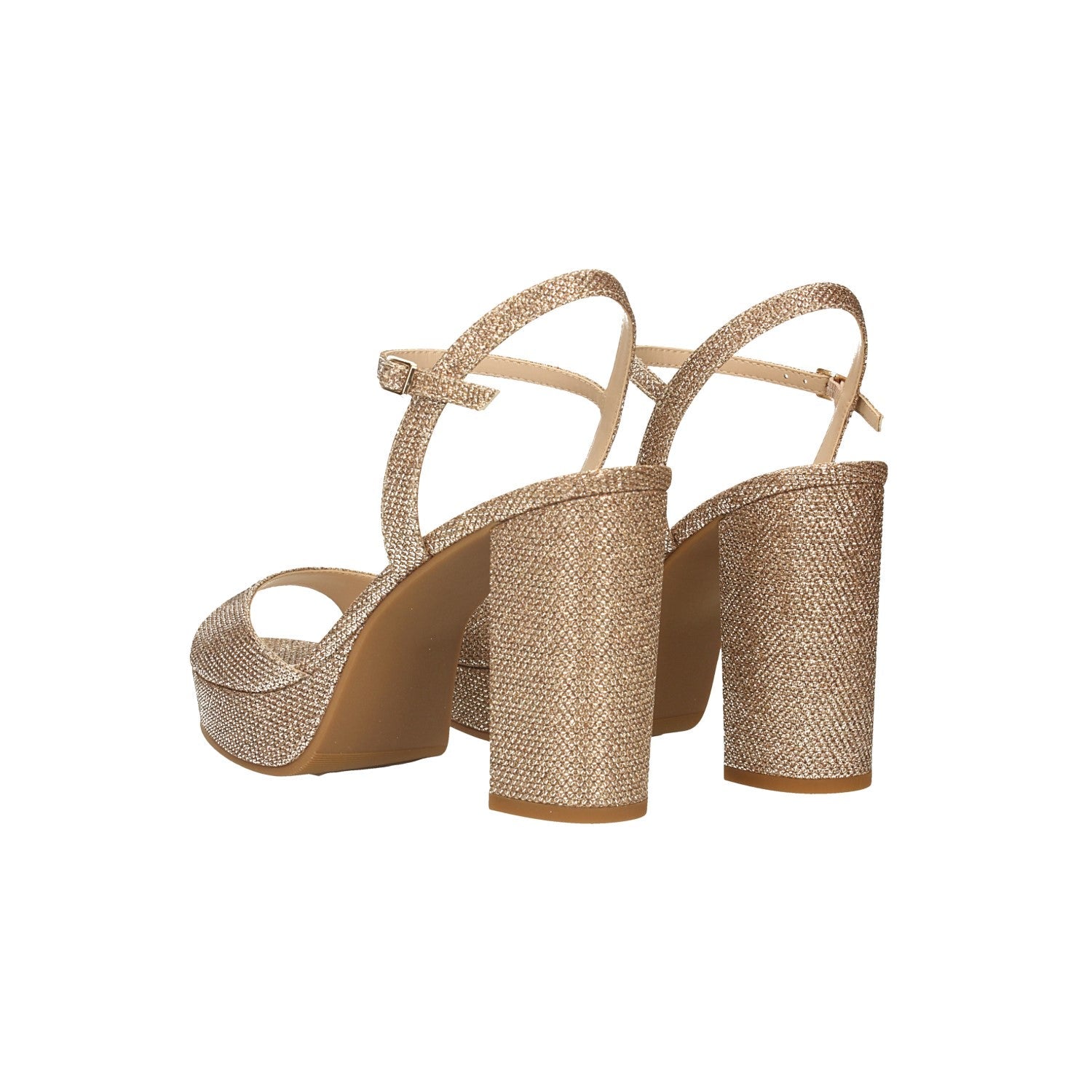 Sandali alti con glitter. Tacco alto 11cm