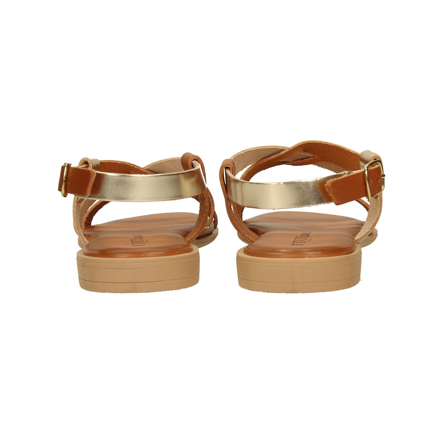 Sandali con fascia incrociata. Made in Italy