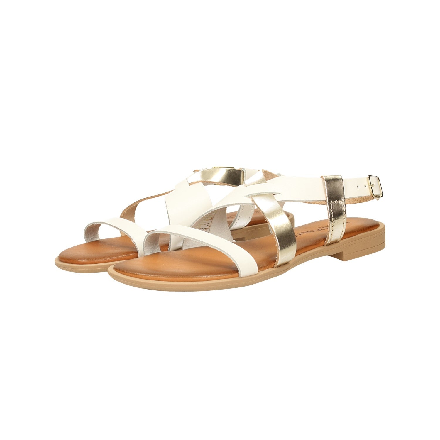 Sandali con fascia incrociata. Made in Italy