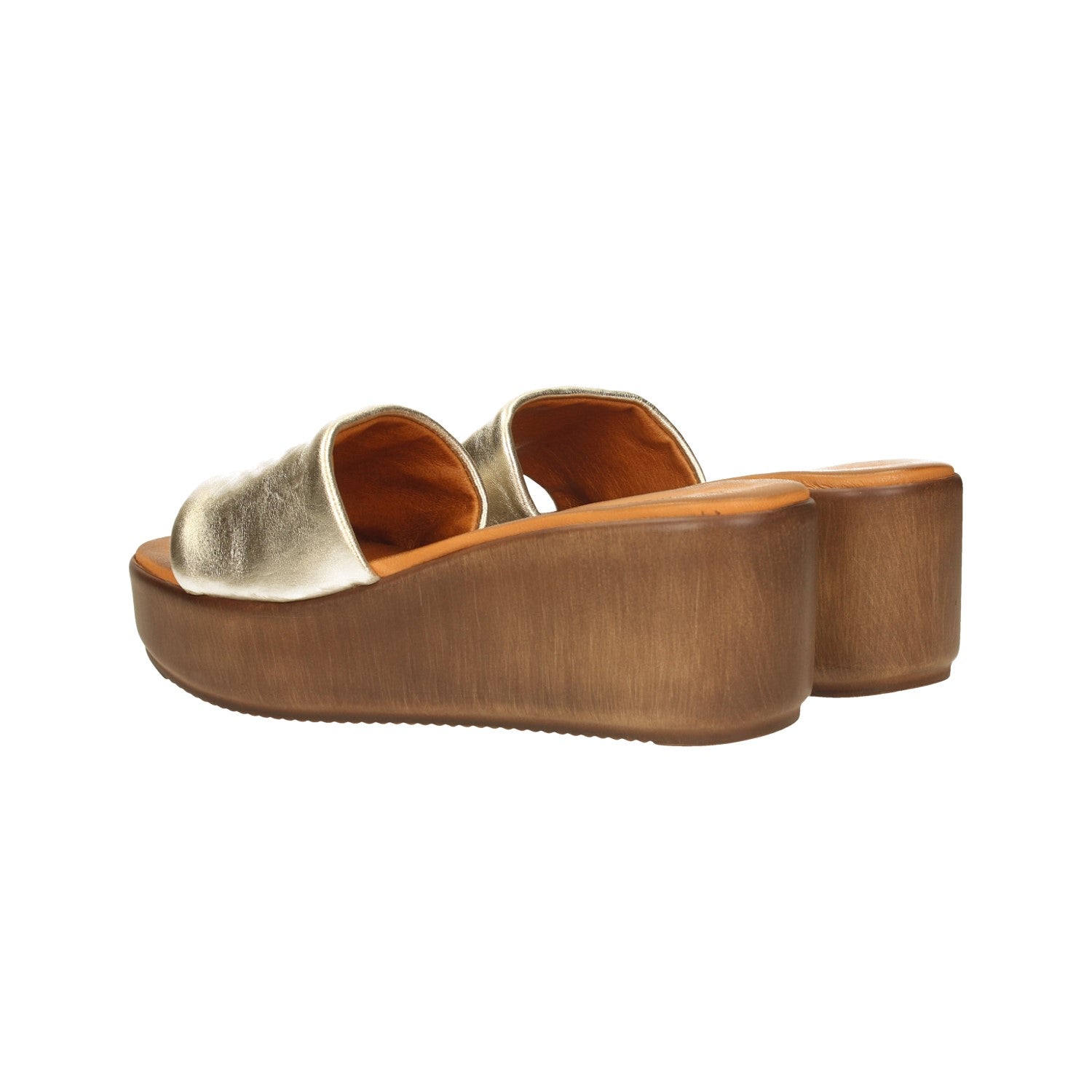 Sandali con zeppa. Made in Italy. Tacco alto 6cm