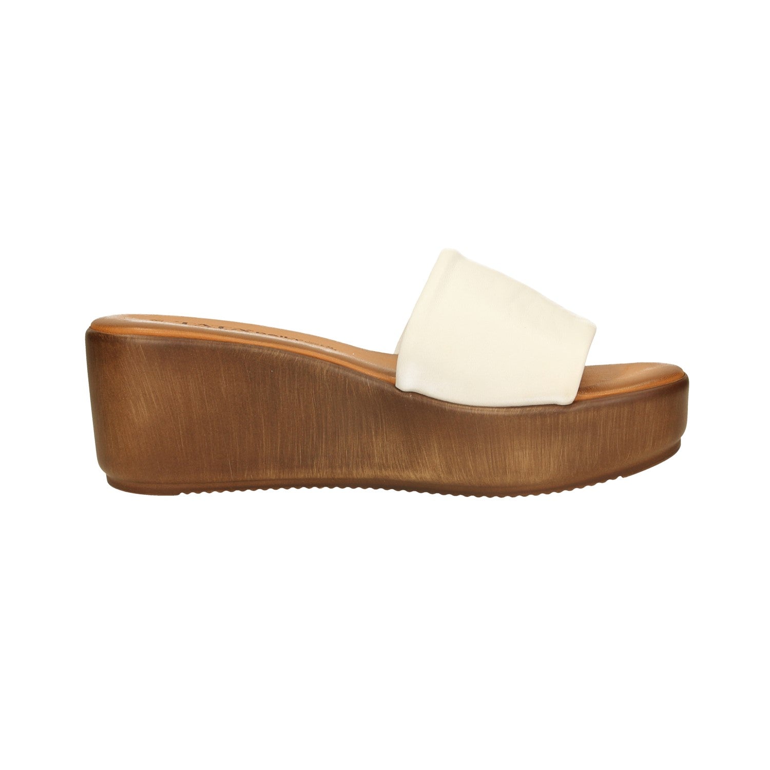 Sandali con zeppa. Made in Italy. Tacco alto 6cm