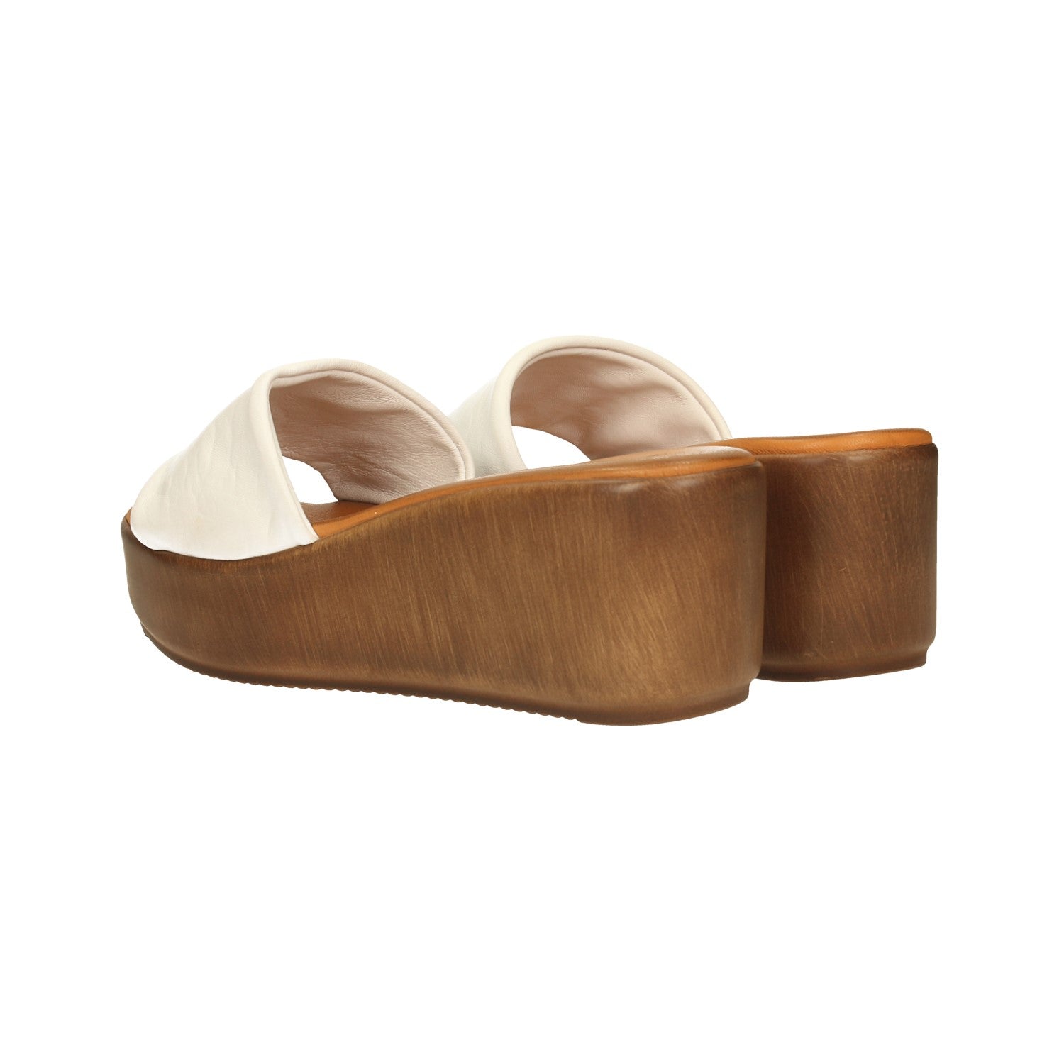 Sandali con zeppa. Made in Italy. Tacco alto 6cm