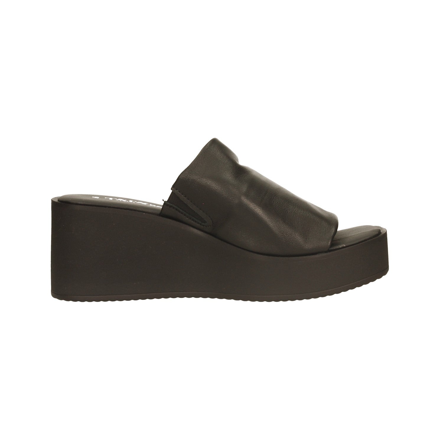 Sandali effetto increspato. Made in Italy. Tacco alto 7cm