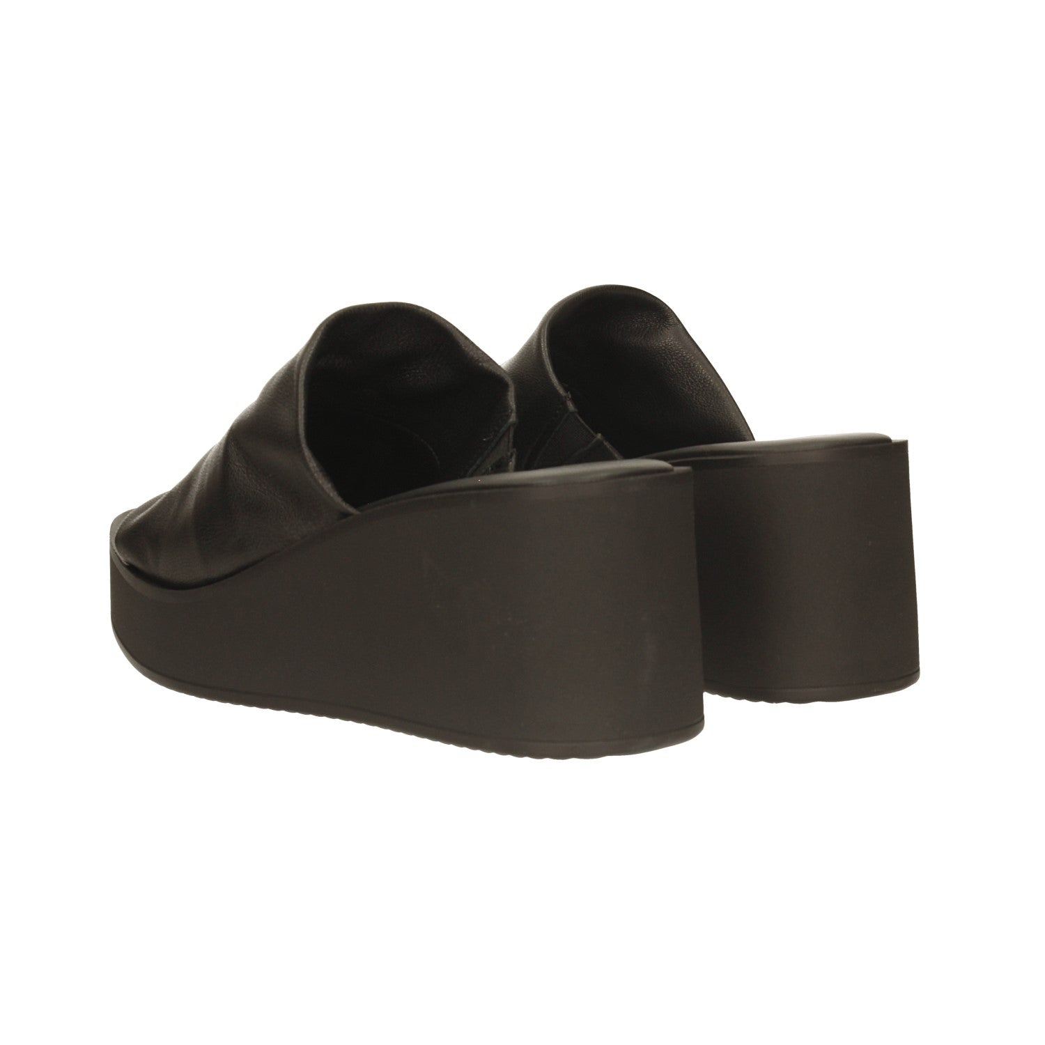 Sandali effetto increspato. Made in Italy. Tacco alto 7cm