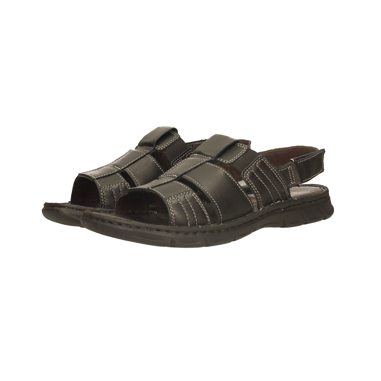 Sandali comfort con chiusura a strappo