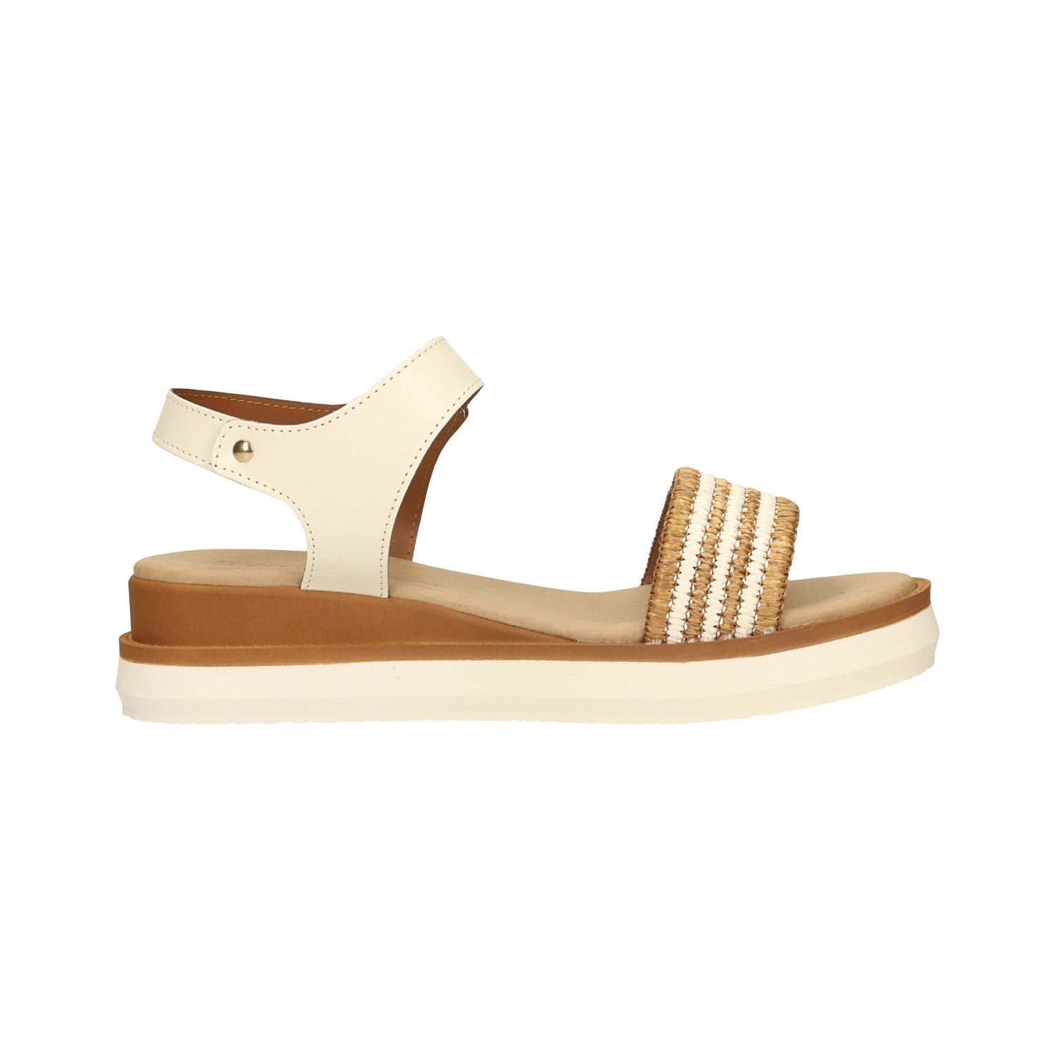 Sandali con mini zeppa. Made in Italy. Tacco alto 4cm