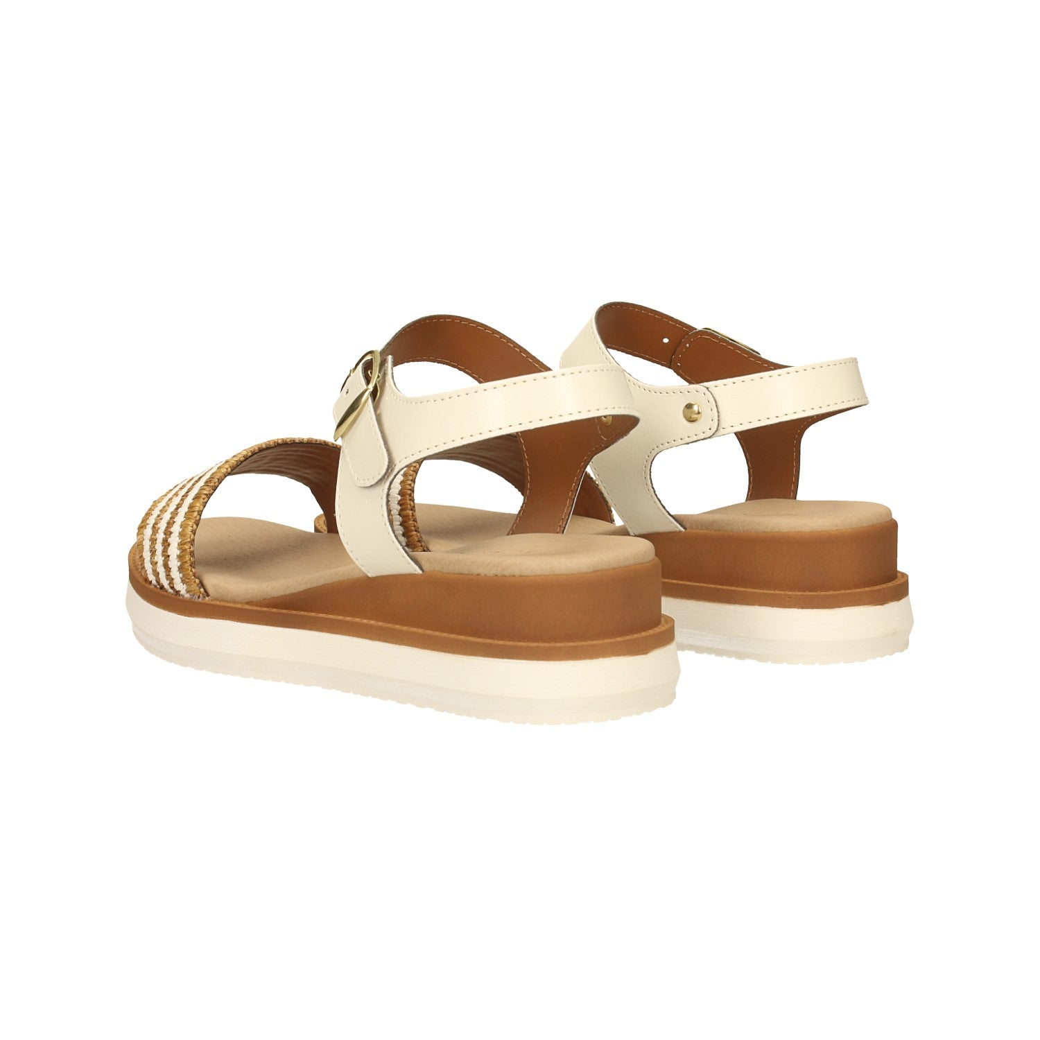 Sandali con mini zeppa. Made in Italy. Tacco alto 4cm