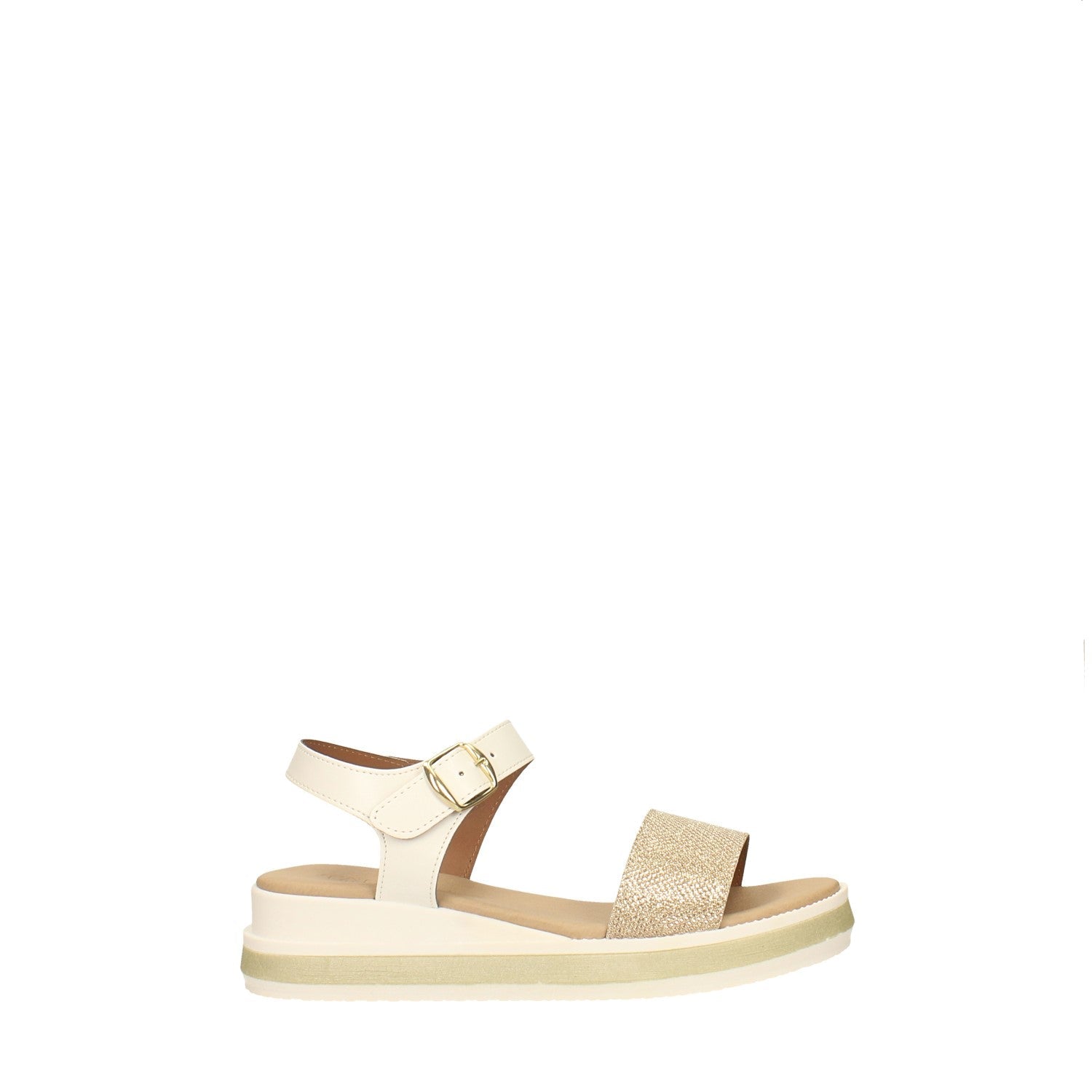 Sandali con mini zeppa. Made in Italy. Tacco alto 4cm