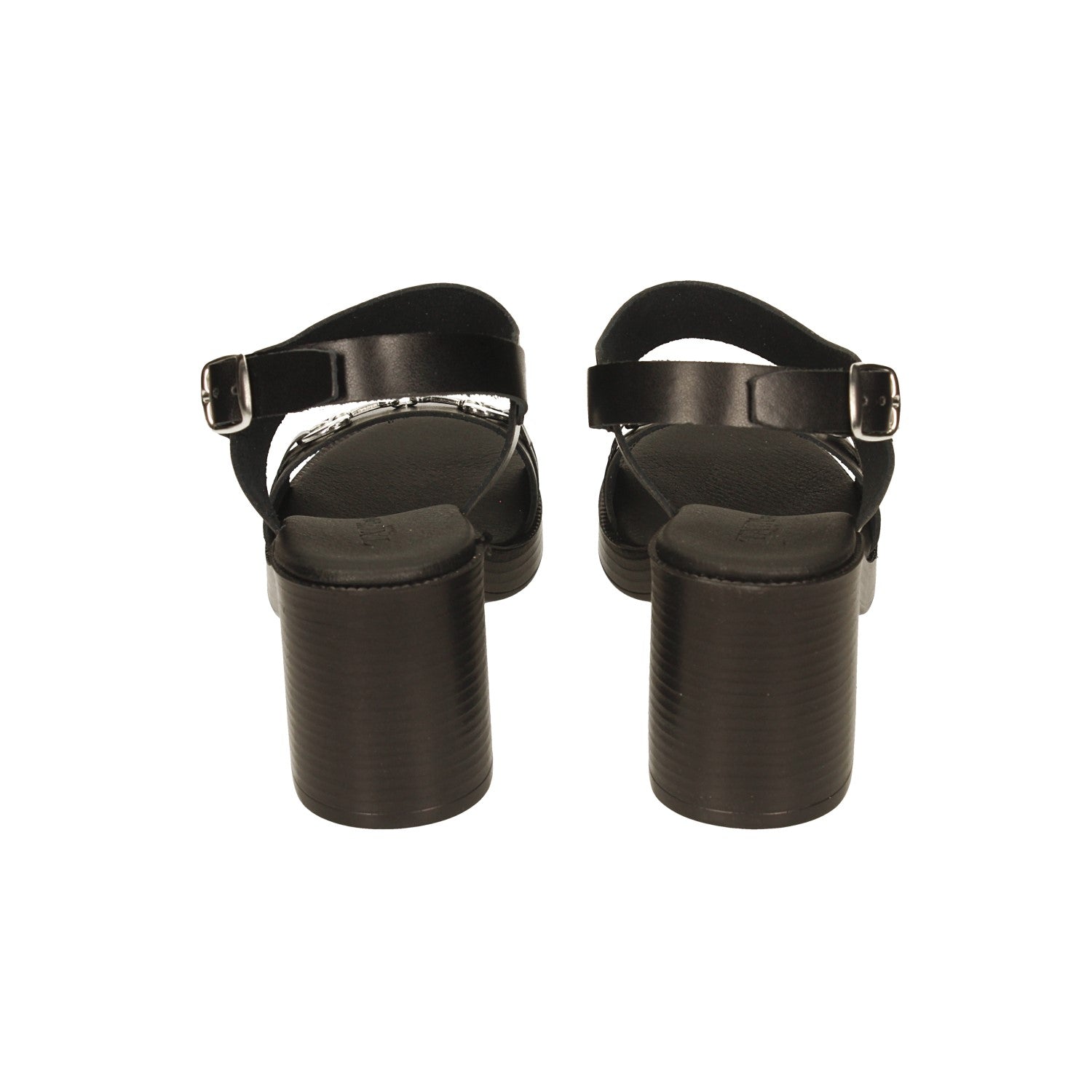 Sandali con morsetto. Made in Italy. Tacco alto 7 cm