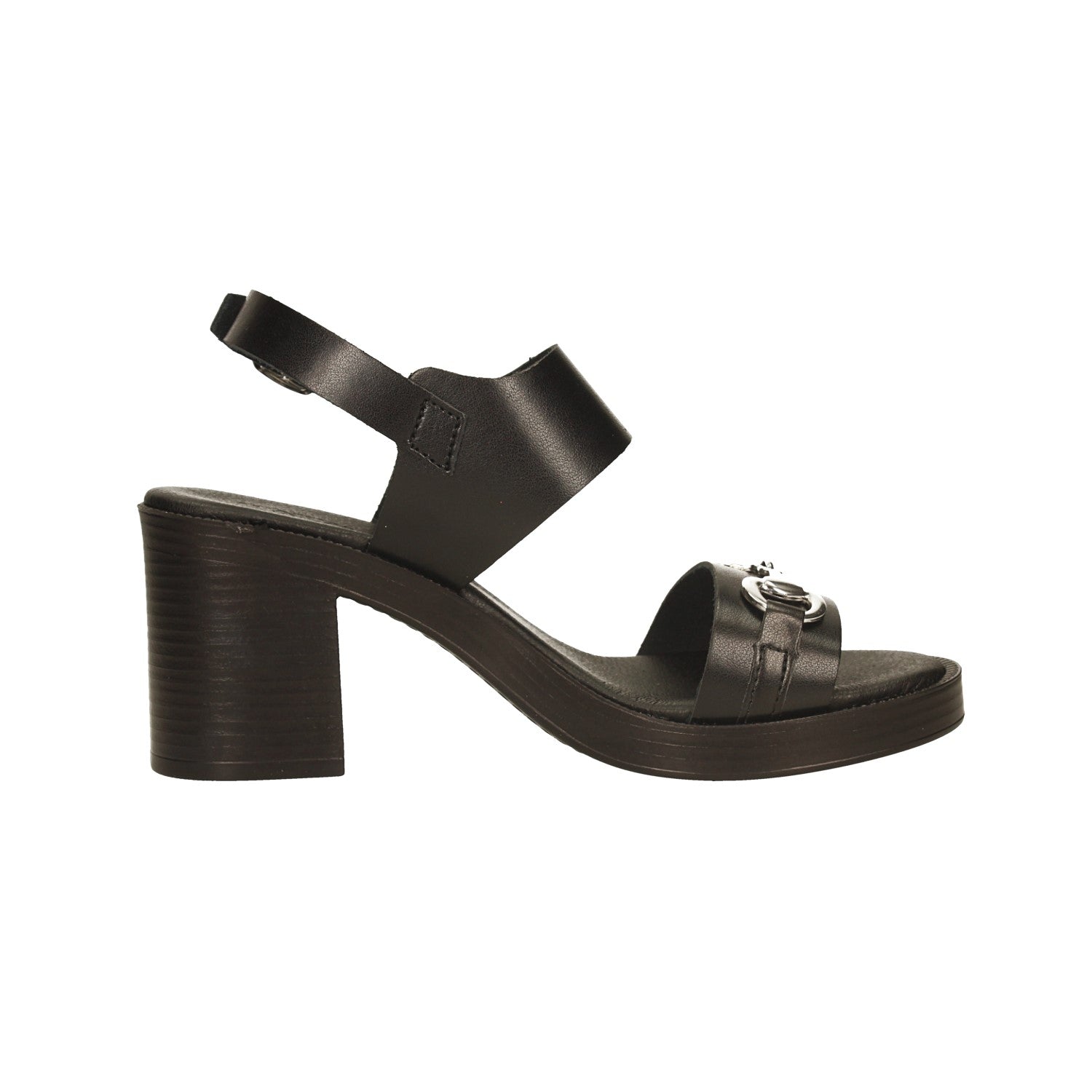 Sandali con morsetto. Made in Italy. Tacco alto 7 cm