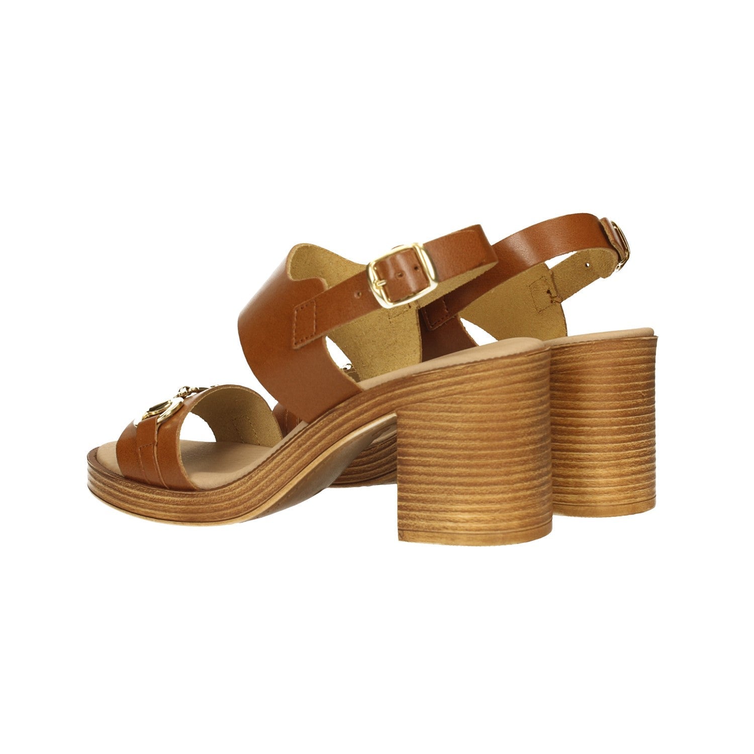 Sandali con morsetto. Made in Italy. Tacco alto 7 cm