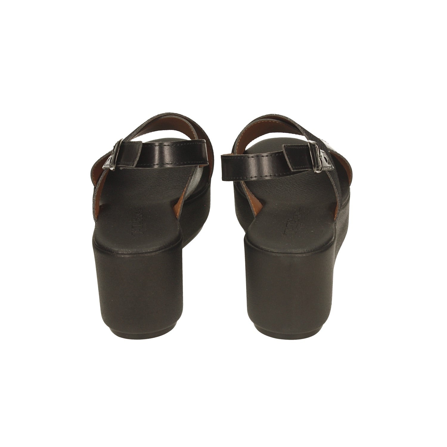 Sandali con zeppa. Made in Italy. Tacco alto 7cm