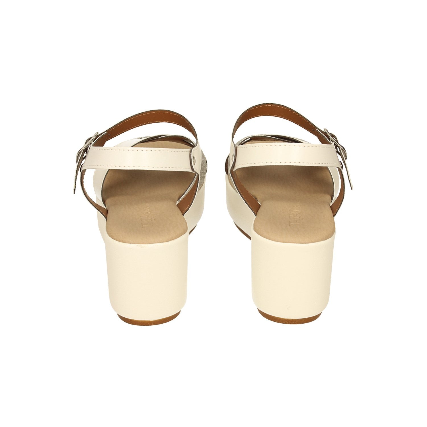 Sandali con zeppa. Made in Italy. Tacco alto 6cm