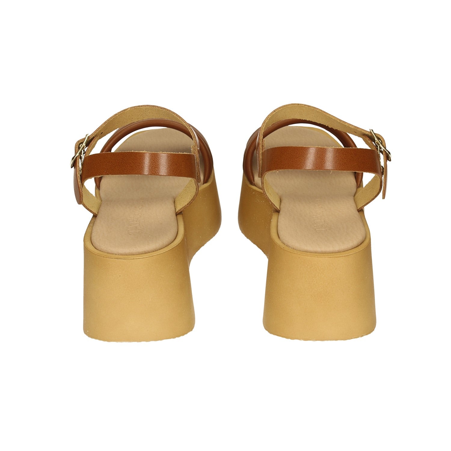 Sandali flatform incrociati. Tacco alto 6cm