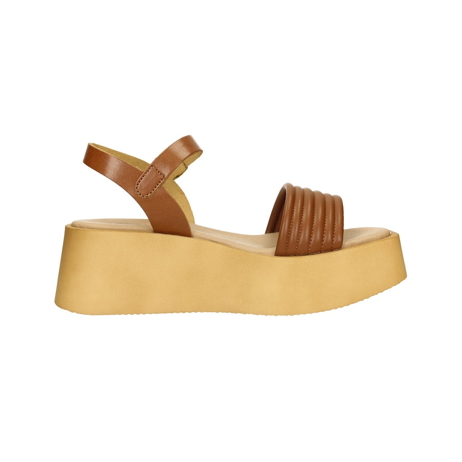 Sandali flatform incrociati. Tacco alto 6cm