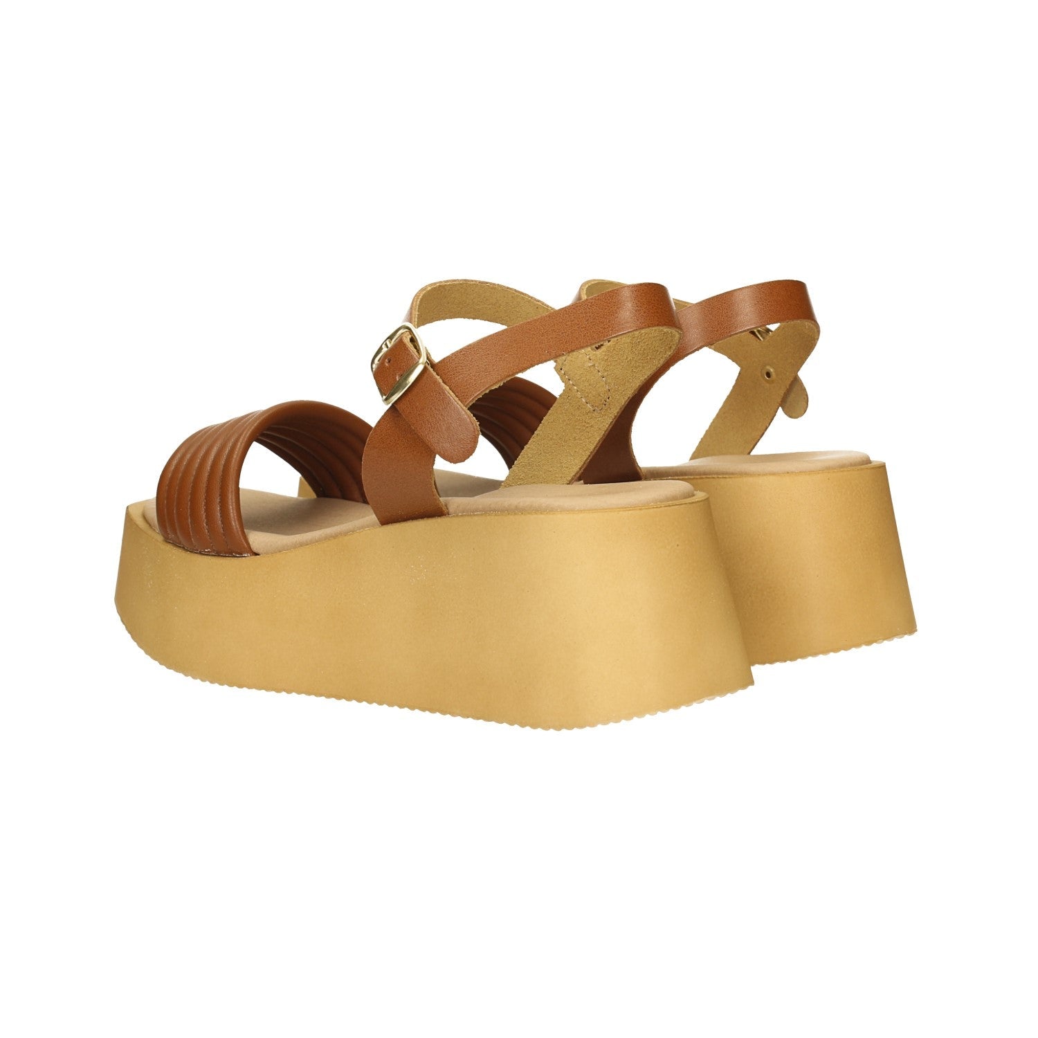 Sandali flatform incrociati. Tacco alto 6cm