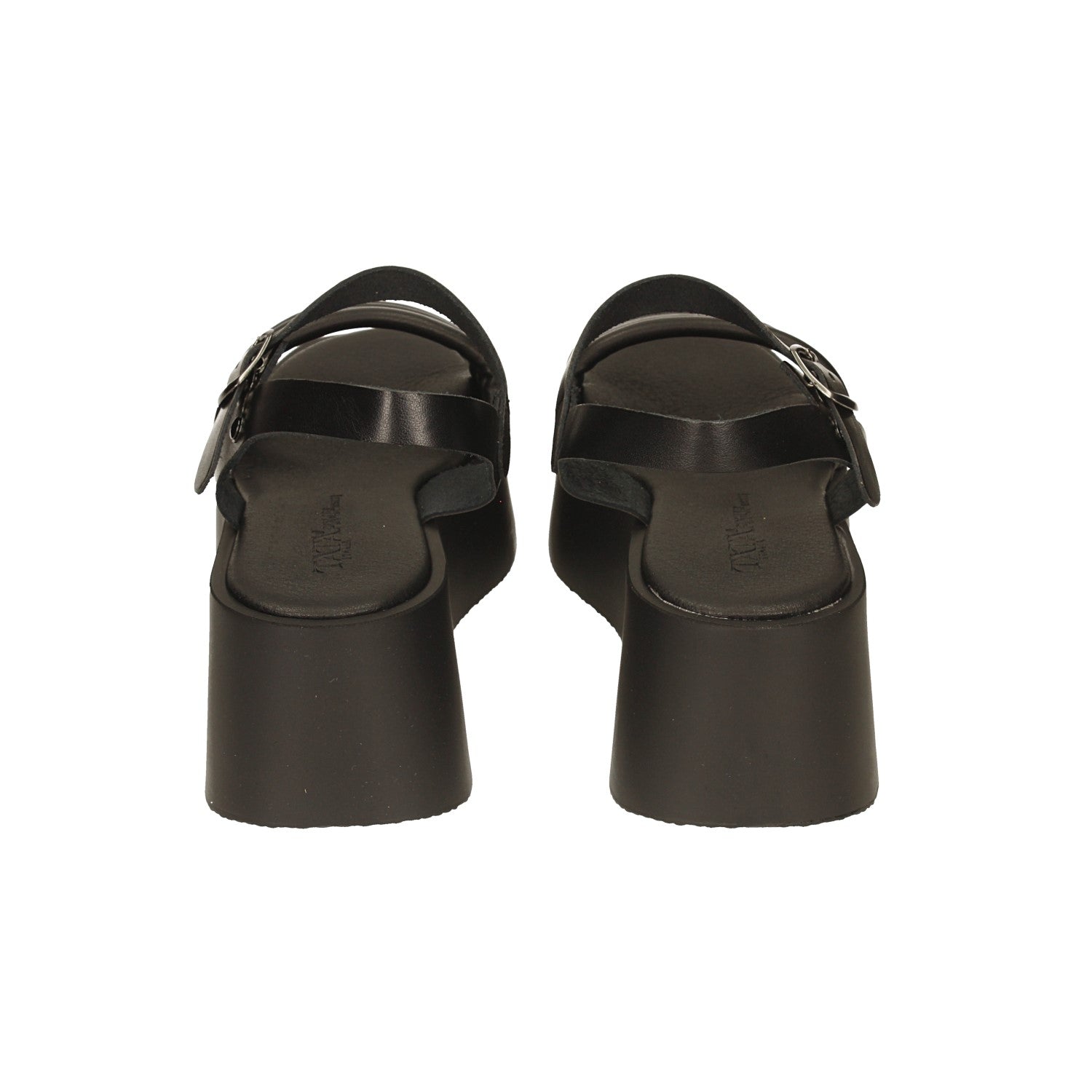 Sandali flatform incrociati. Tacco alto 6cm