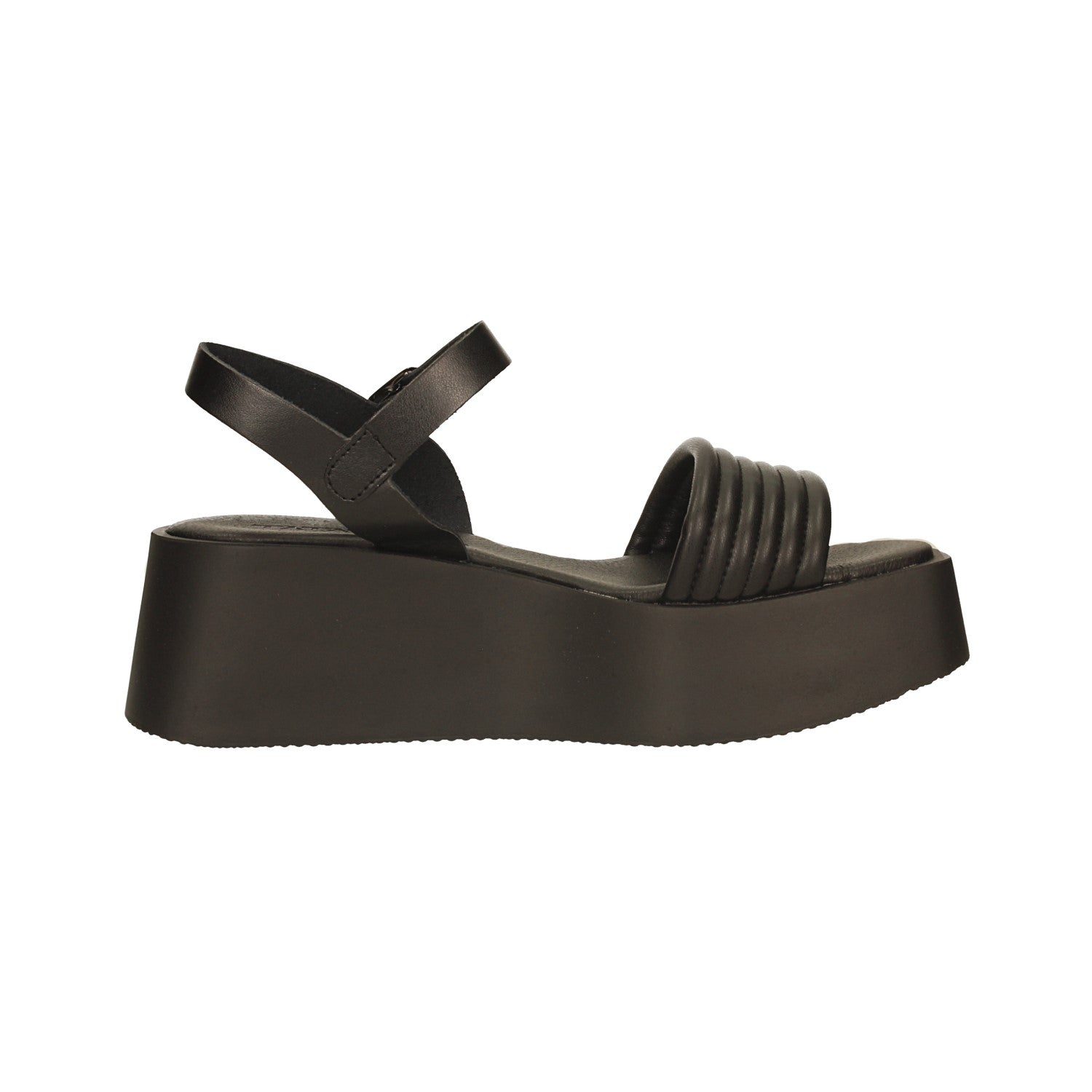 Sandali flatform incrociati. Tacco alto 6cm