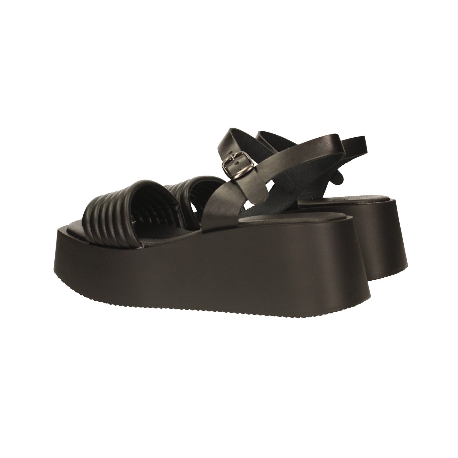 Sandali flatform incrociati. Tacco alto 6cm