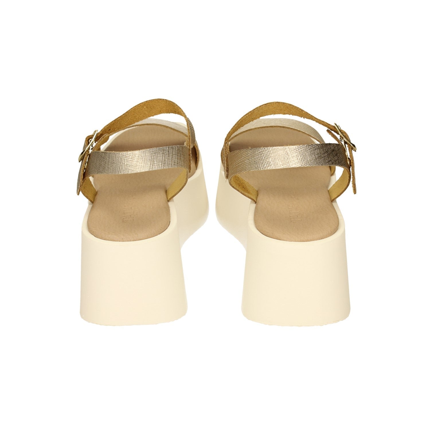 Sandali flatform incrociati. Tacco alto 6cm